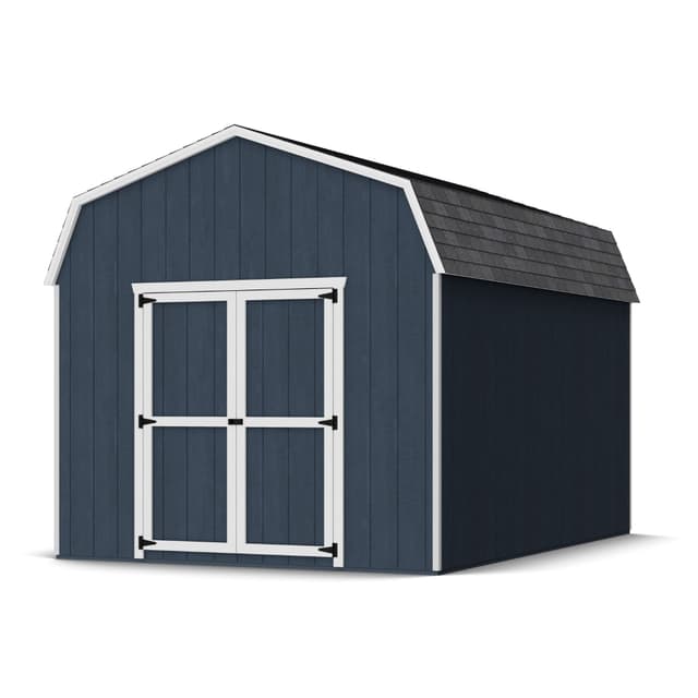 10x14 value gambrel barn with 6 foot sidewalls