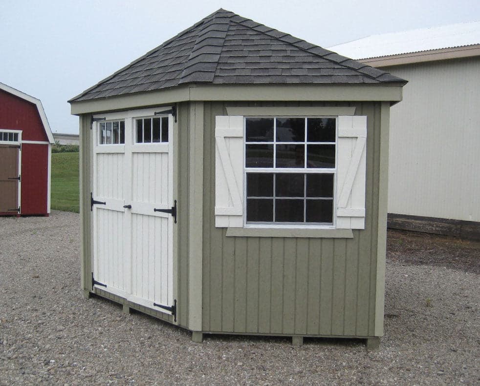 Colonial Five-Corner Shed