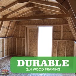 Value Gambrel Barn 4' Sidewalls thumbnail