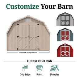 Classic Gambrel Barn 4' Sidewalls lifestyle