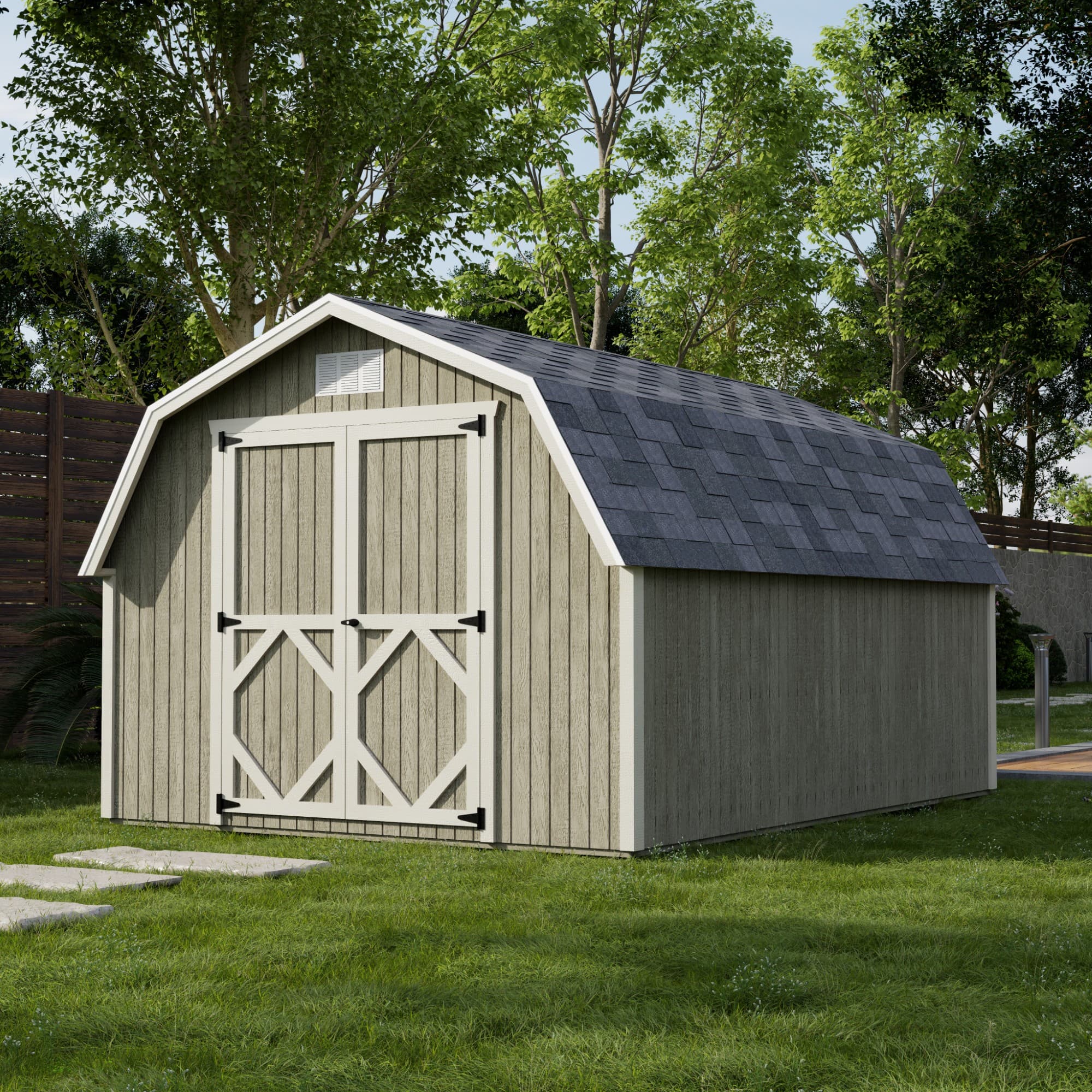 Classic Gambrel Barn 4' Sidewalls lifestyle