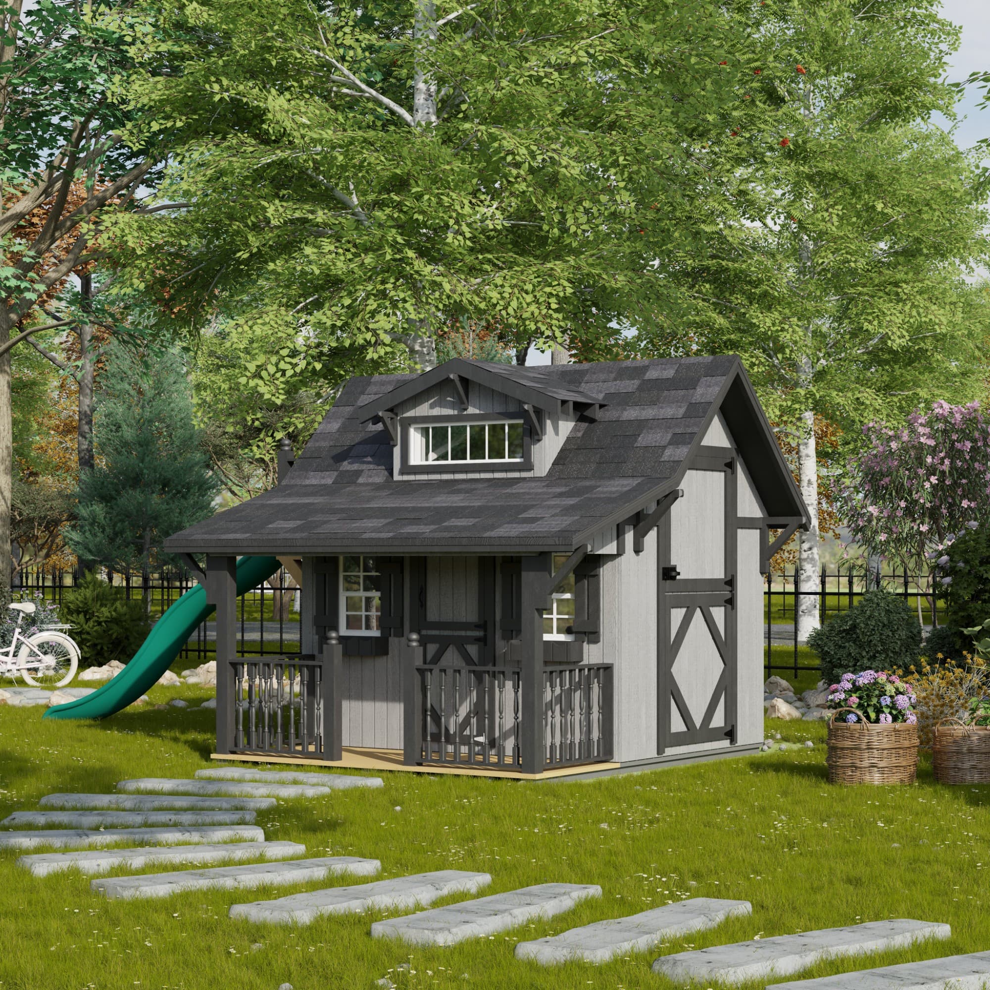 Craftsman Playhouse lifestyle