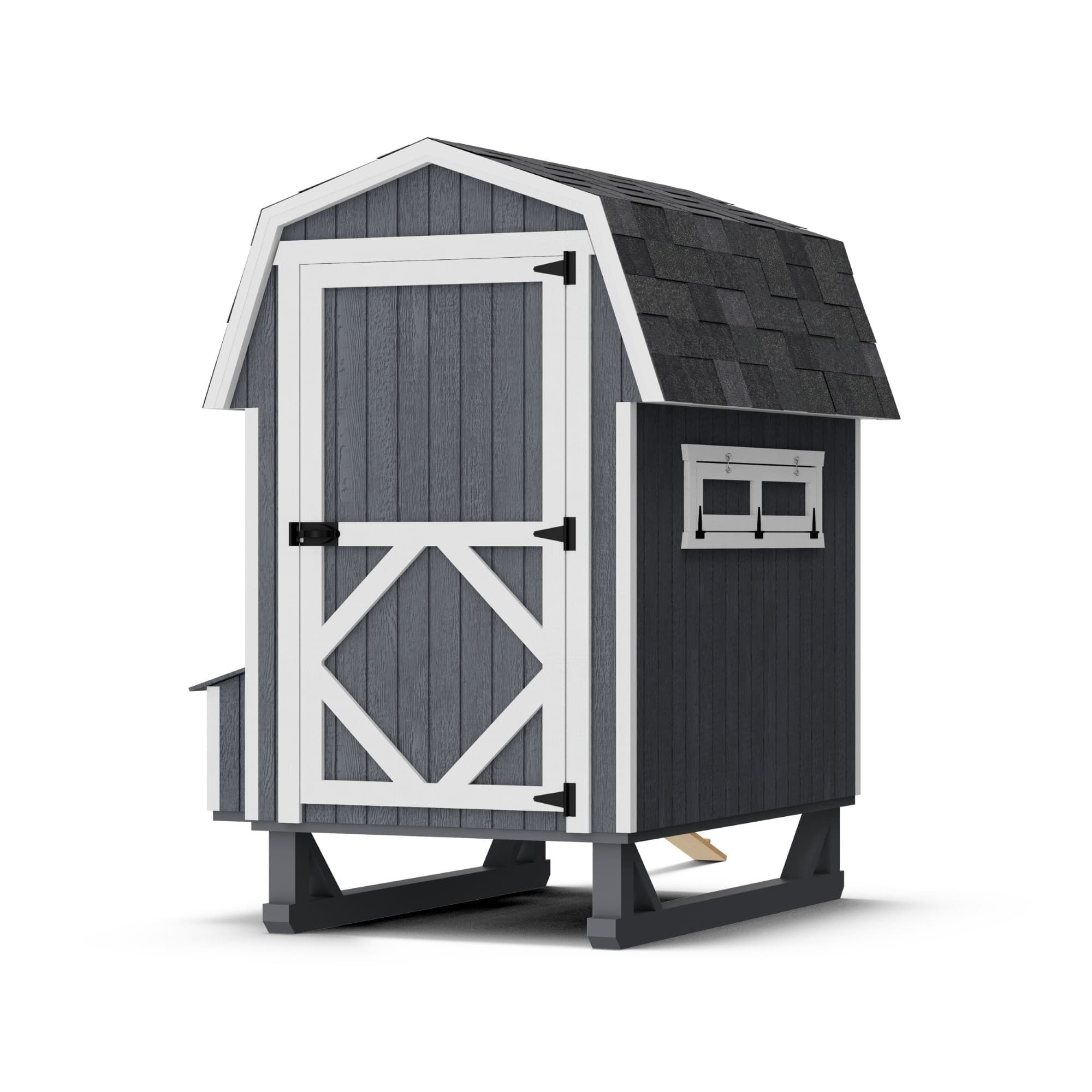 Gambrel Barn Coop door graphic