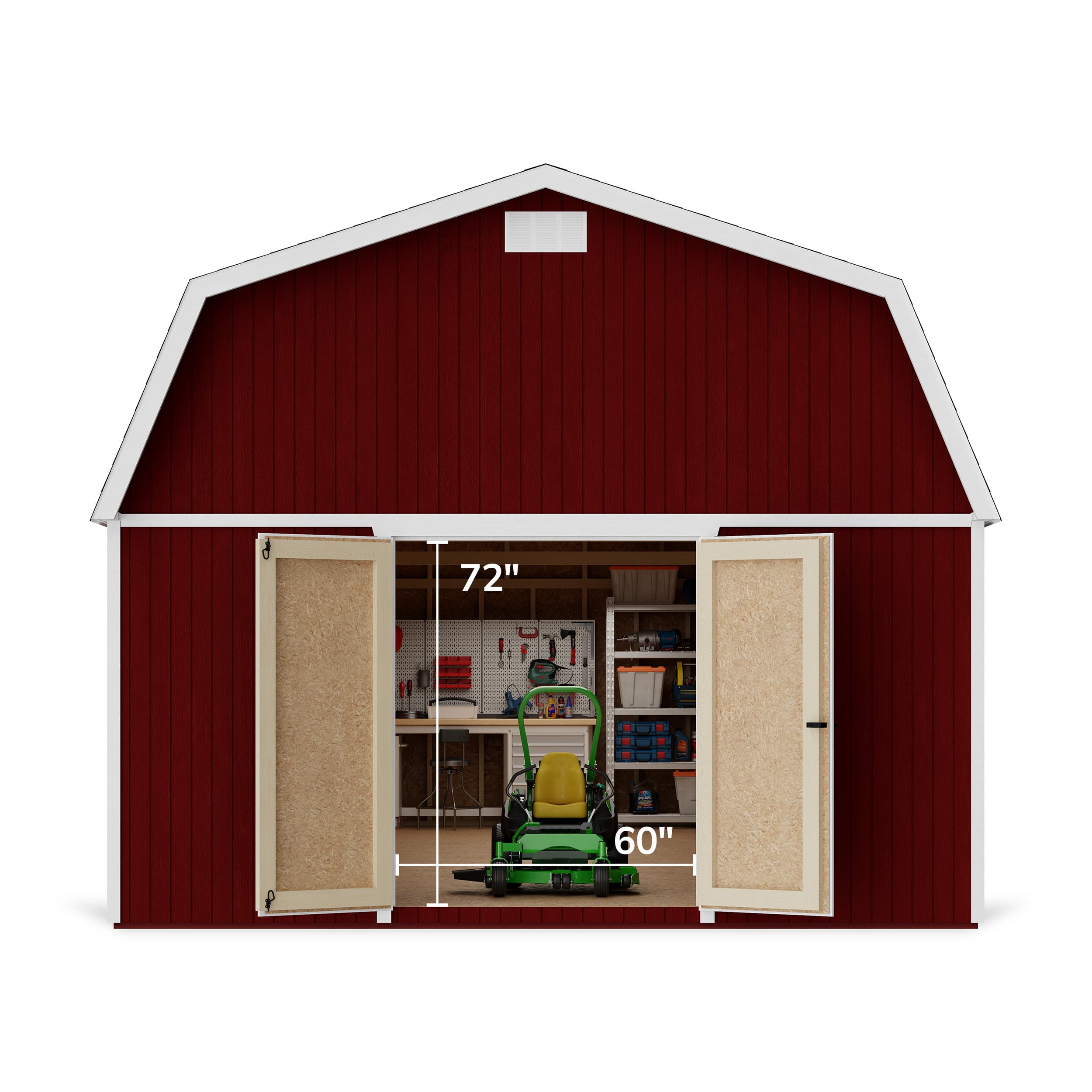 Classic Gambrel Large Barn Shed