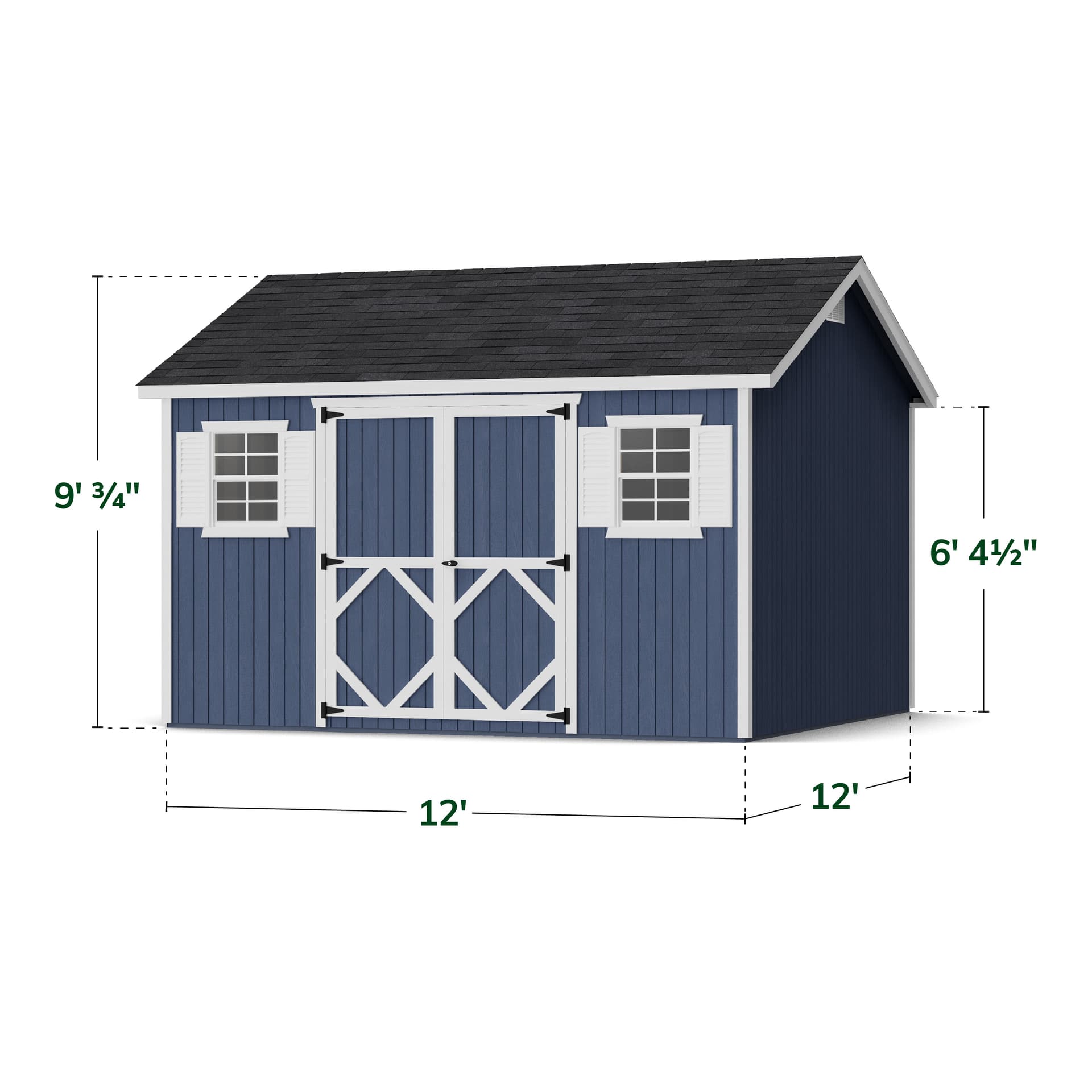 Classic Workshop Shed dimensions