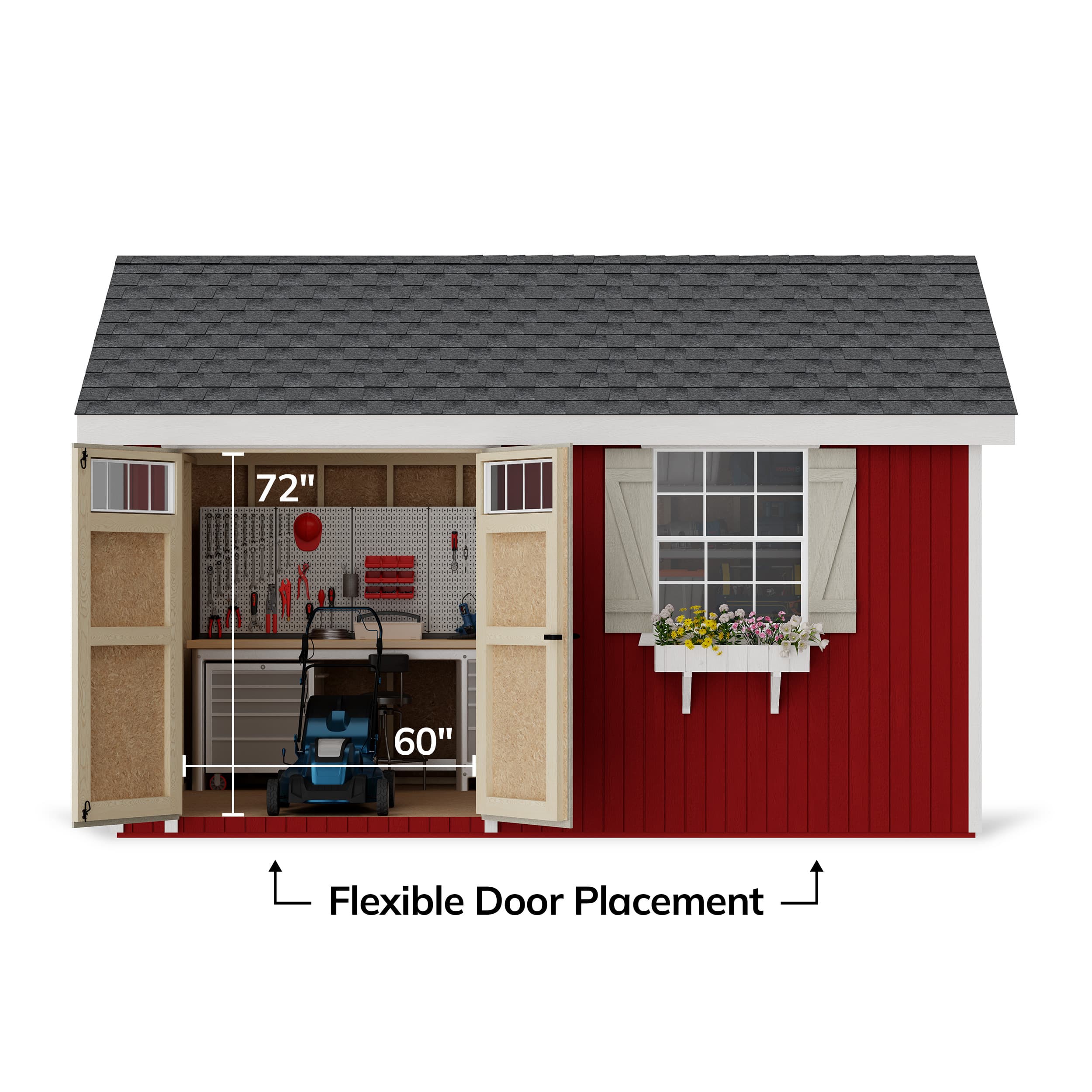 Colonial Pinehurst Shed