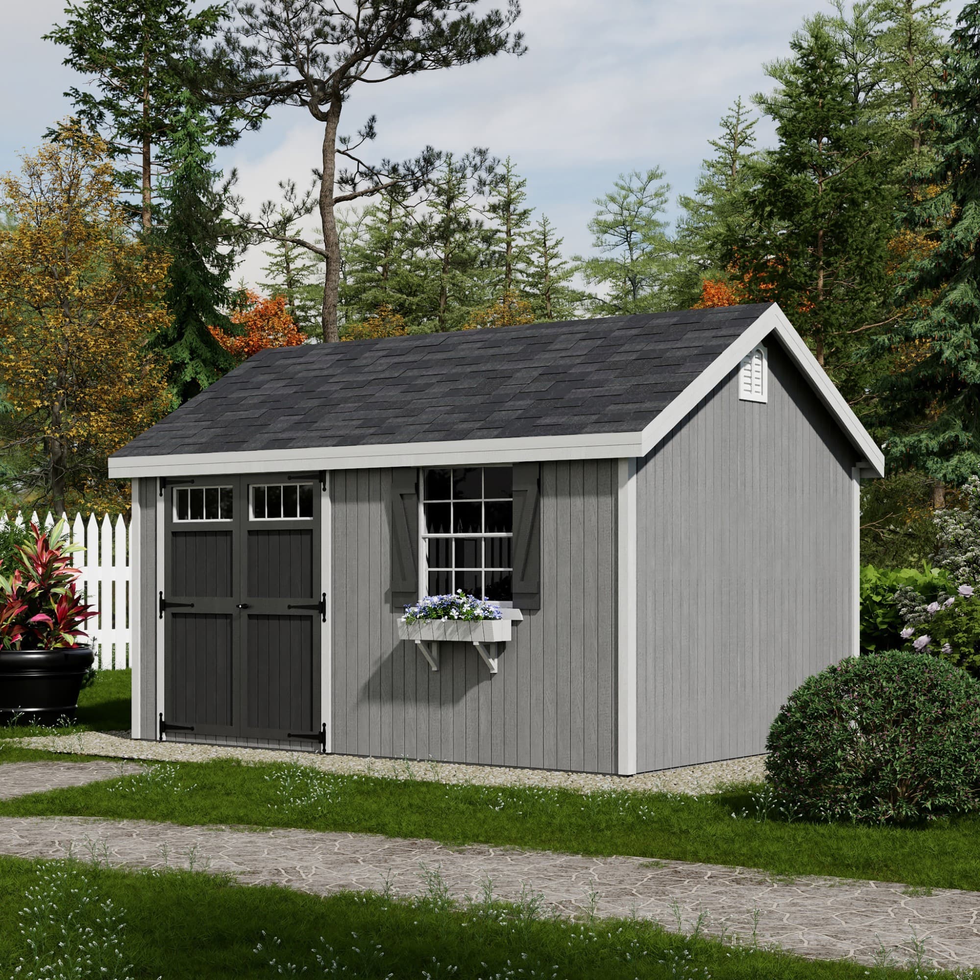 Colonial Pinehurst Shed