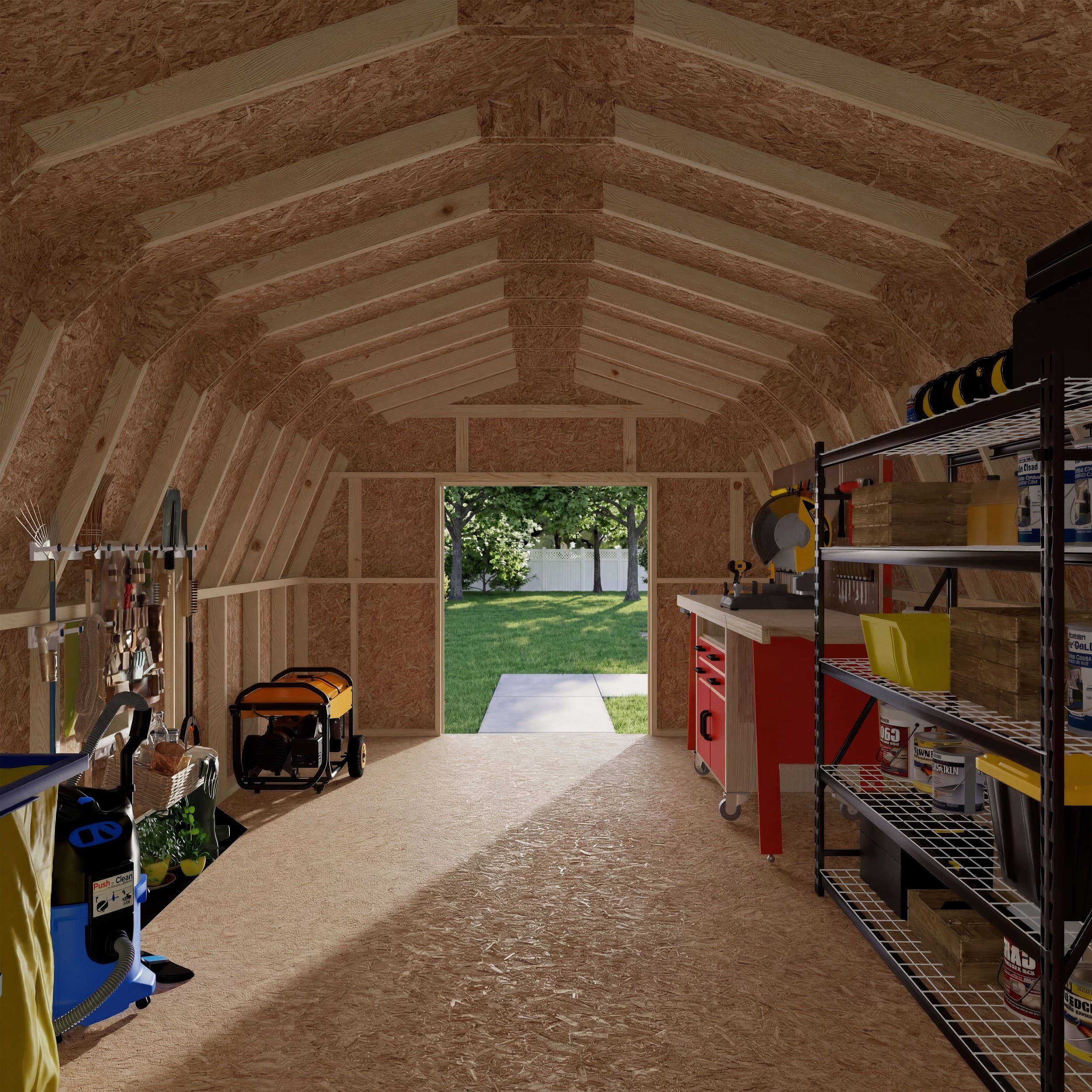 Value Gambrel 4' Barn Shed