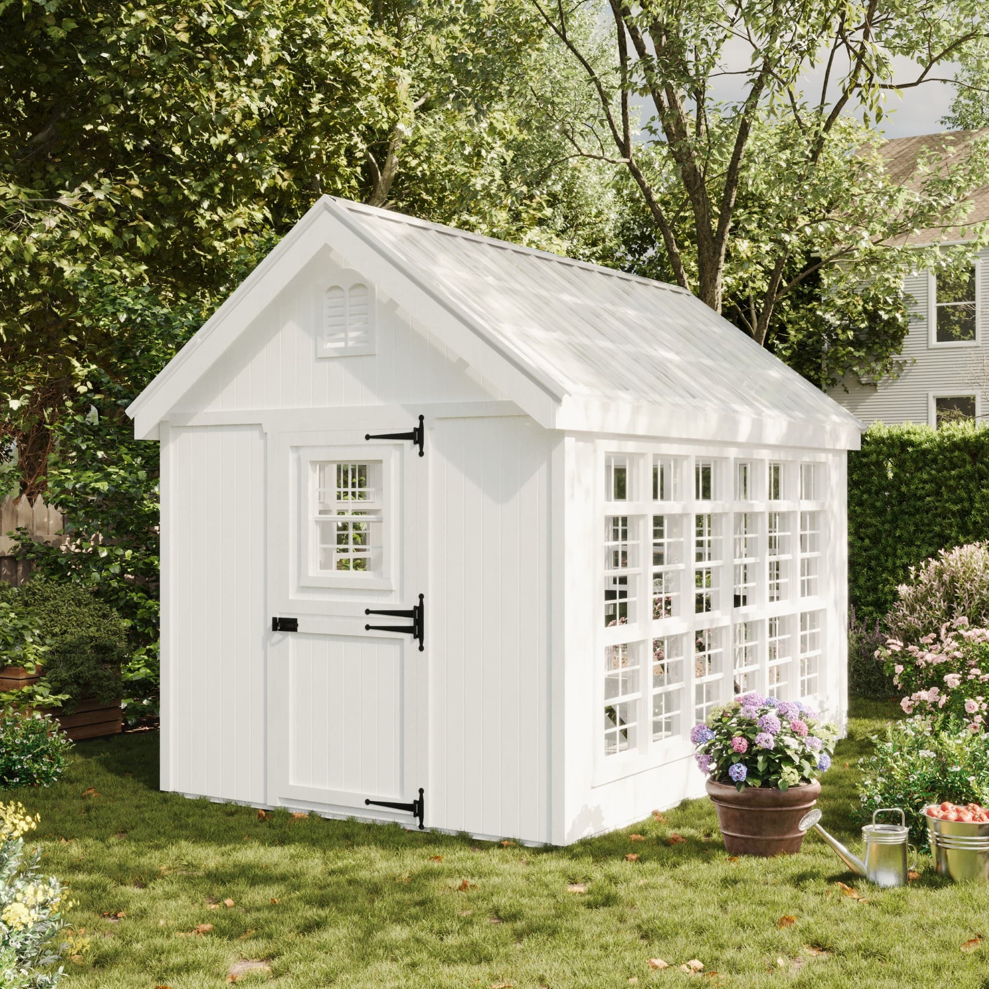 Colonial Gable Greenhouse lifestyle