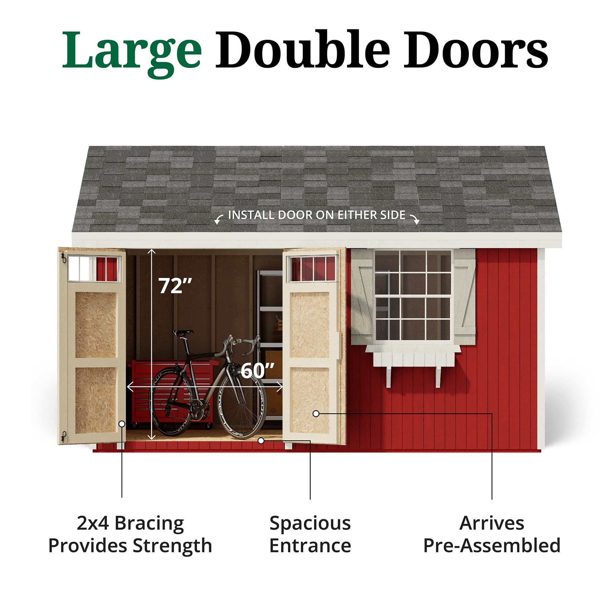 Colonial Pinehurst door graphic