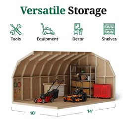 Value Gambrel Barn 4' Sidewalls lifestyle