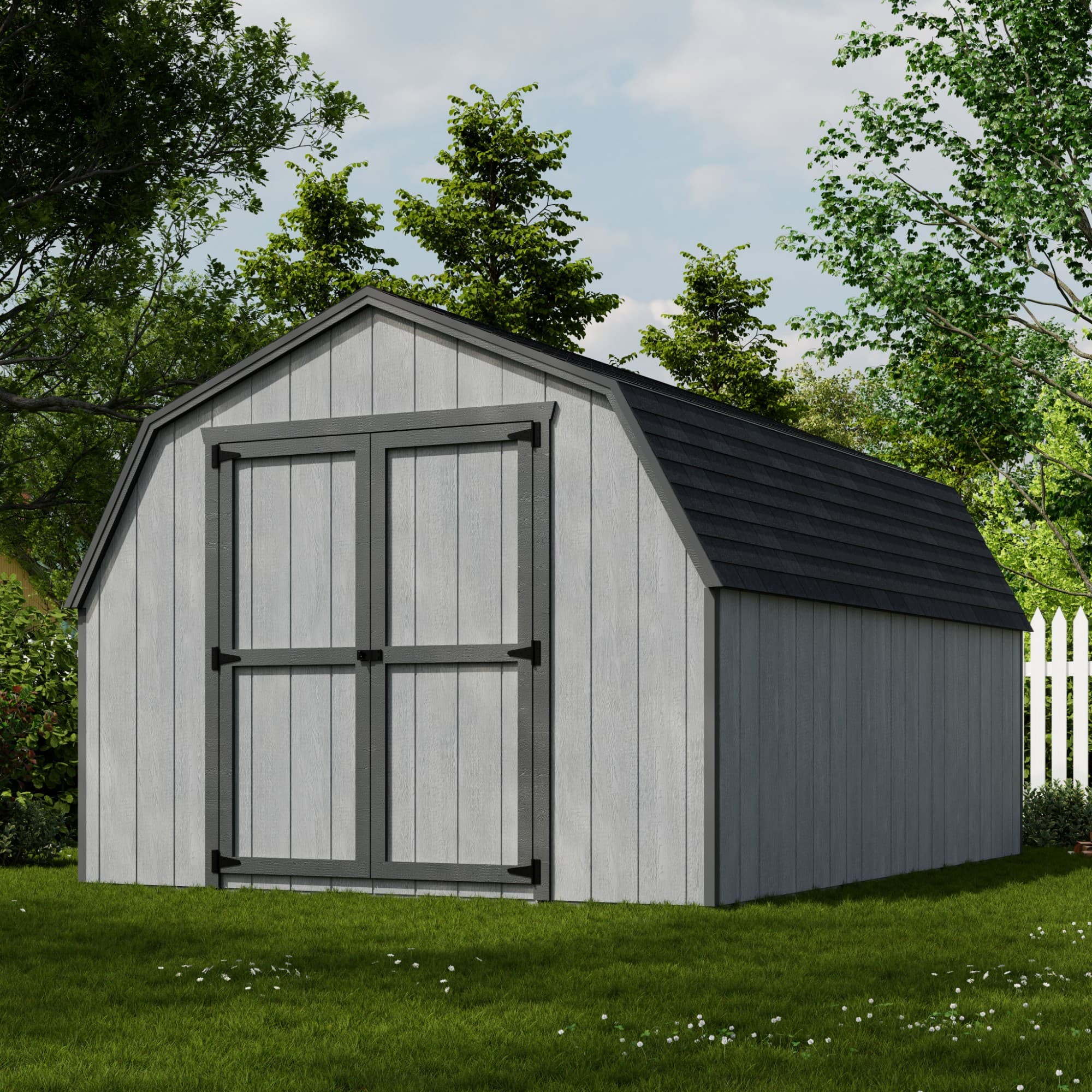 Value Gambrel Barn 4' Sidewalls lifestyle