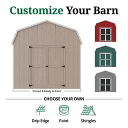 Value Gambrel Barn 6' Sidewalls lifestyle