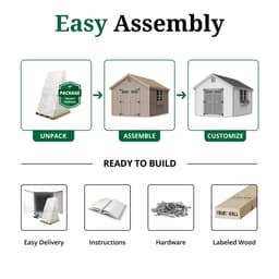 Colonial Williamsburg easy assembly graphic