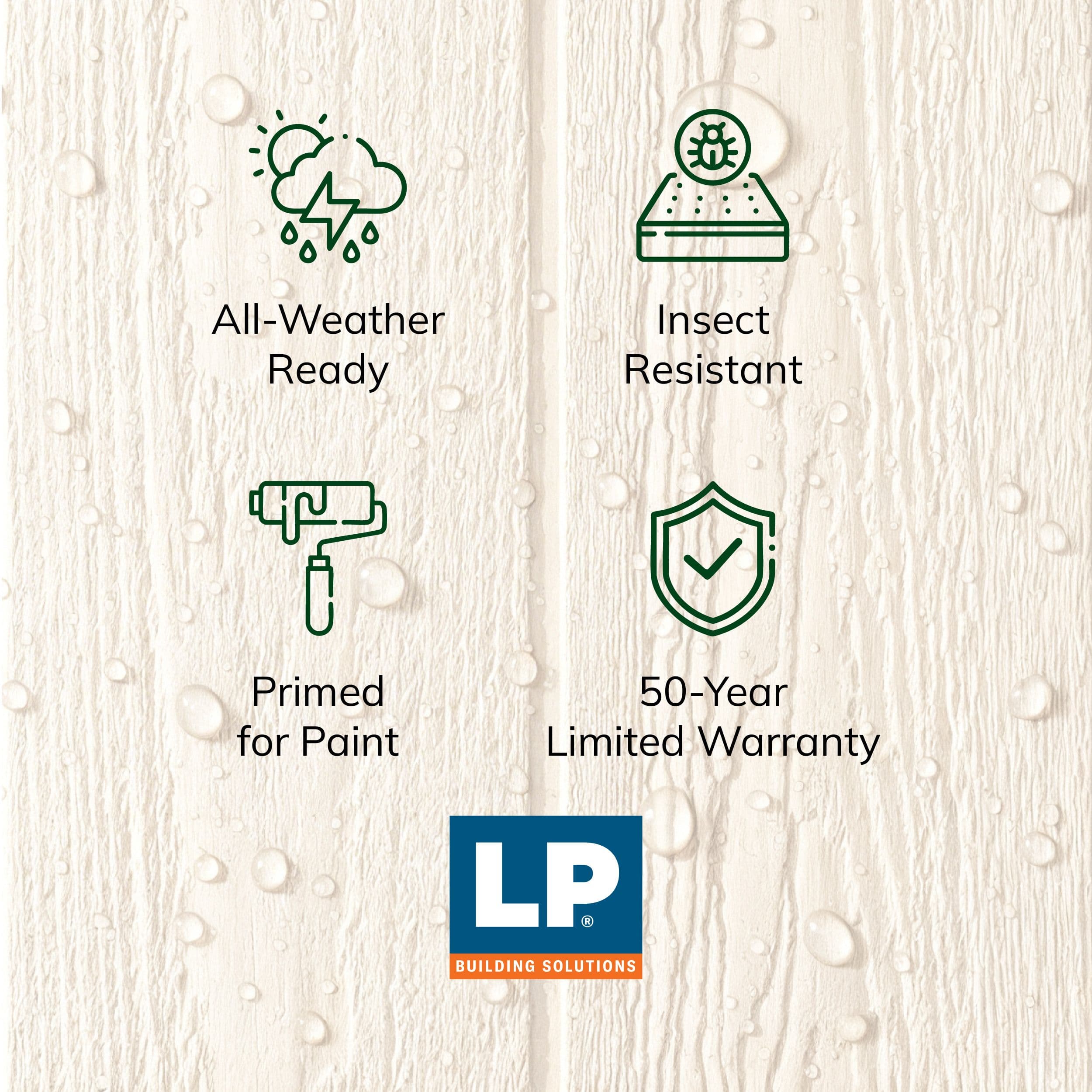 LP SmartSide treated siding