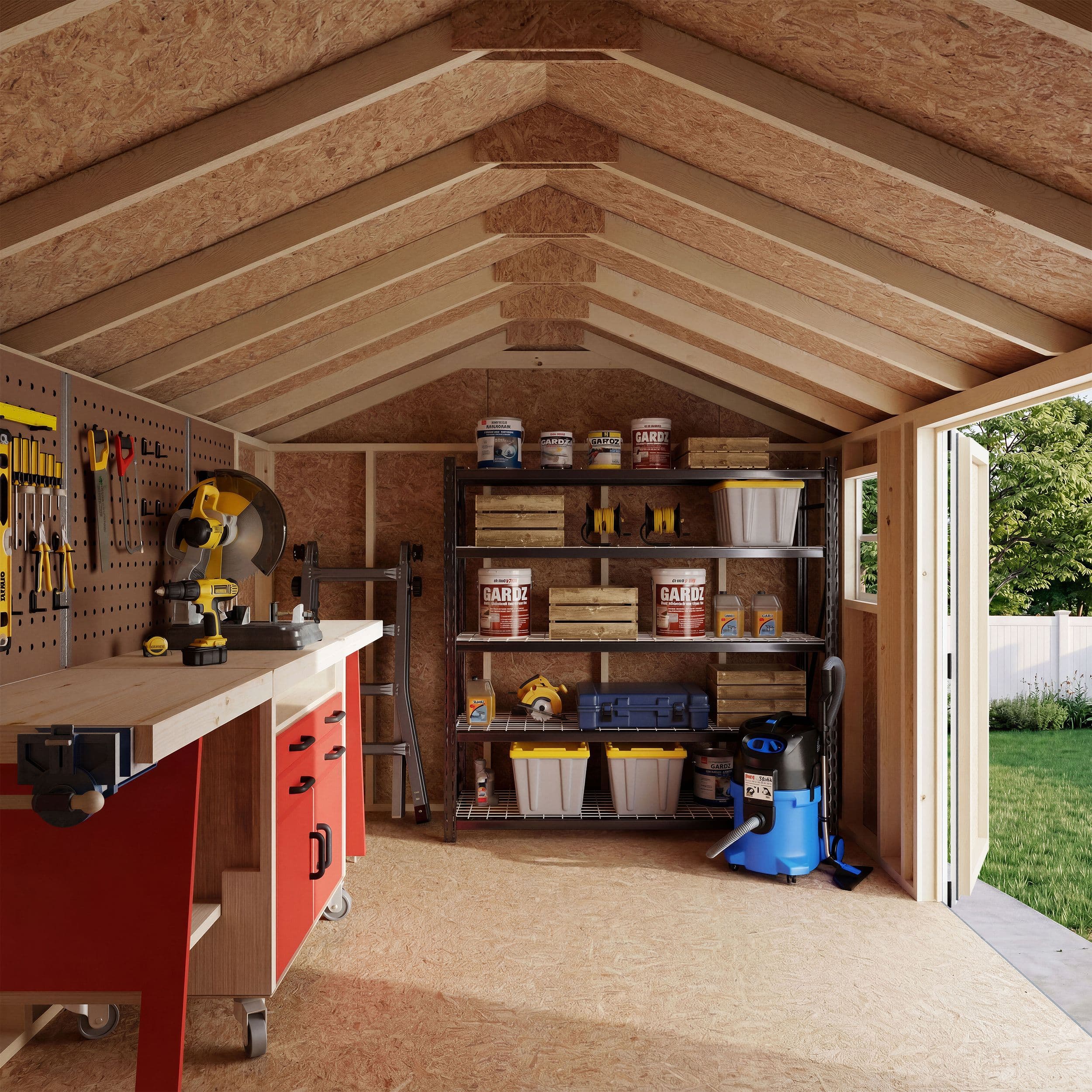 10x14 value workshop interior