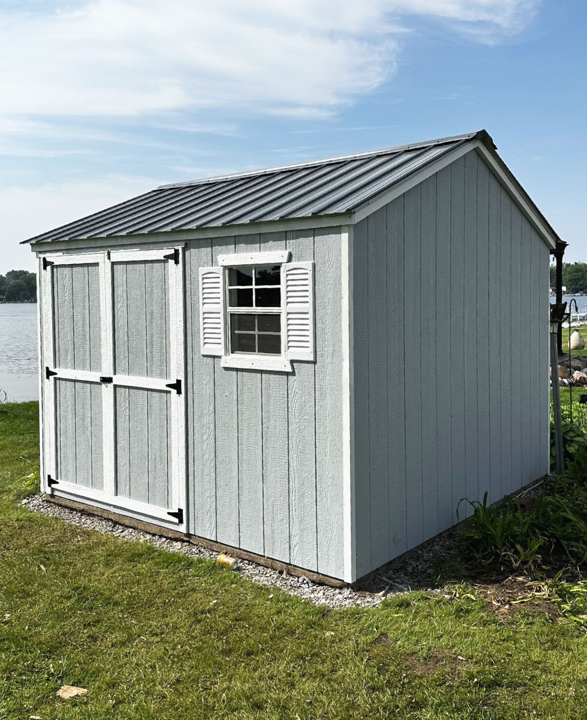 value workshop storage shed with window