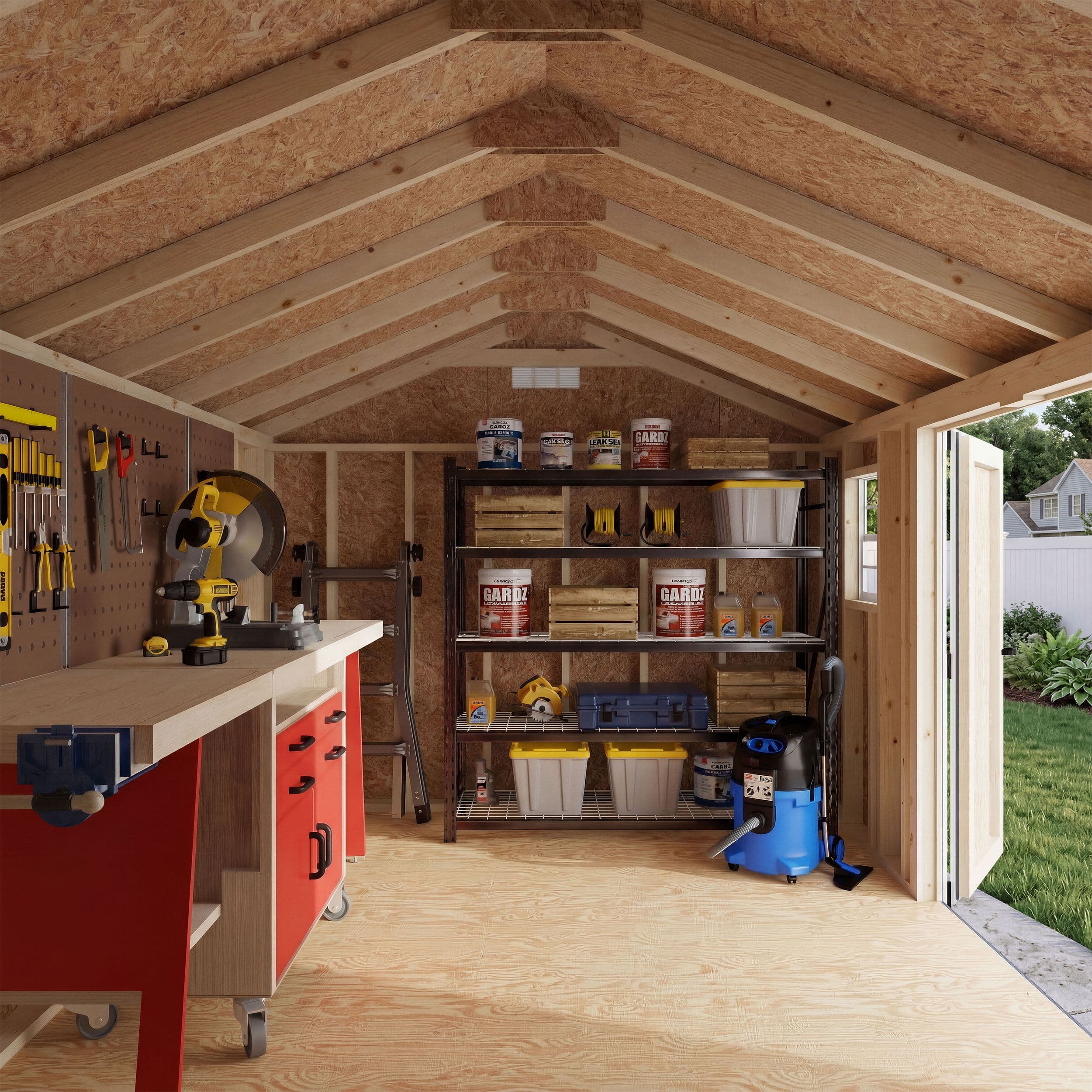 classic workshop shedinterior