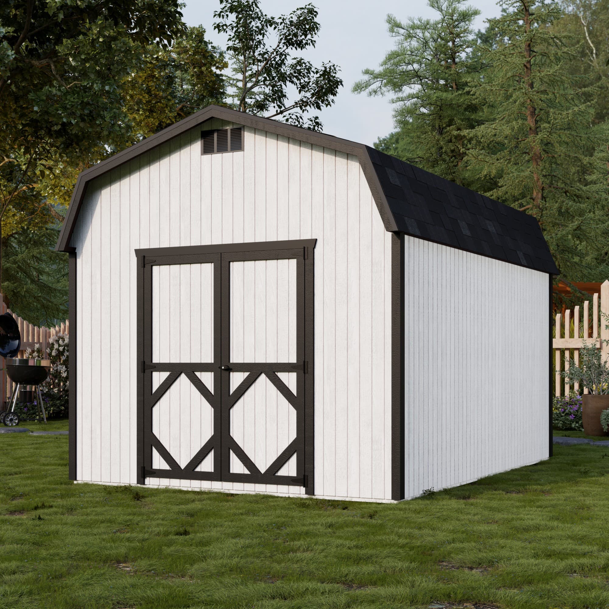 Classic Gambrel Barn 6' Sidewalls lifestyle