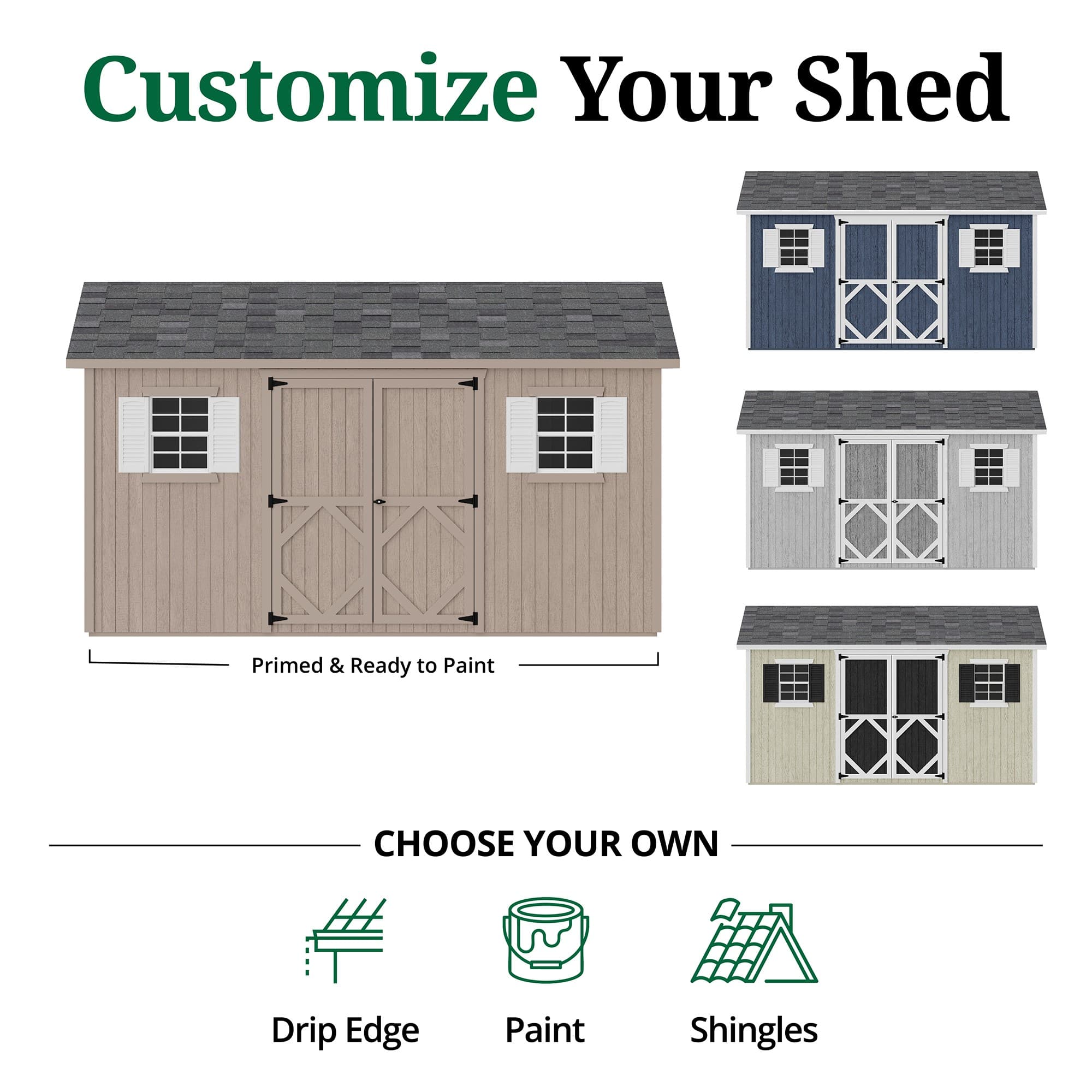 Classic Workshop Shed customize graphic
