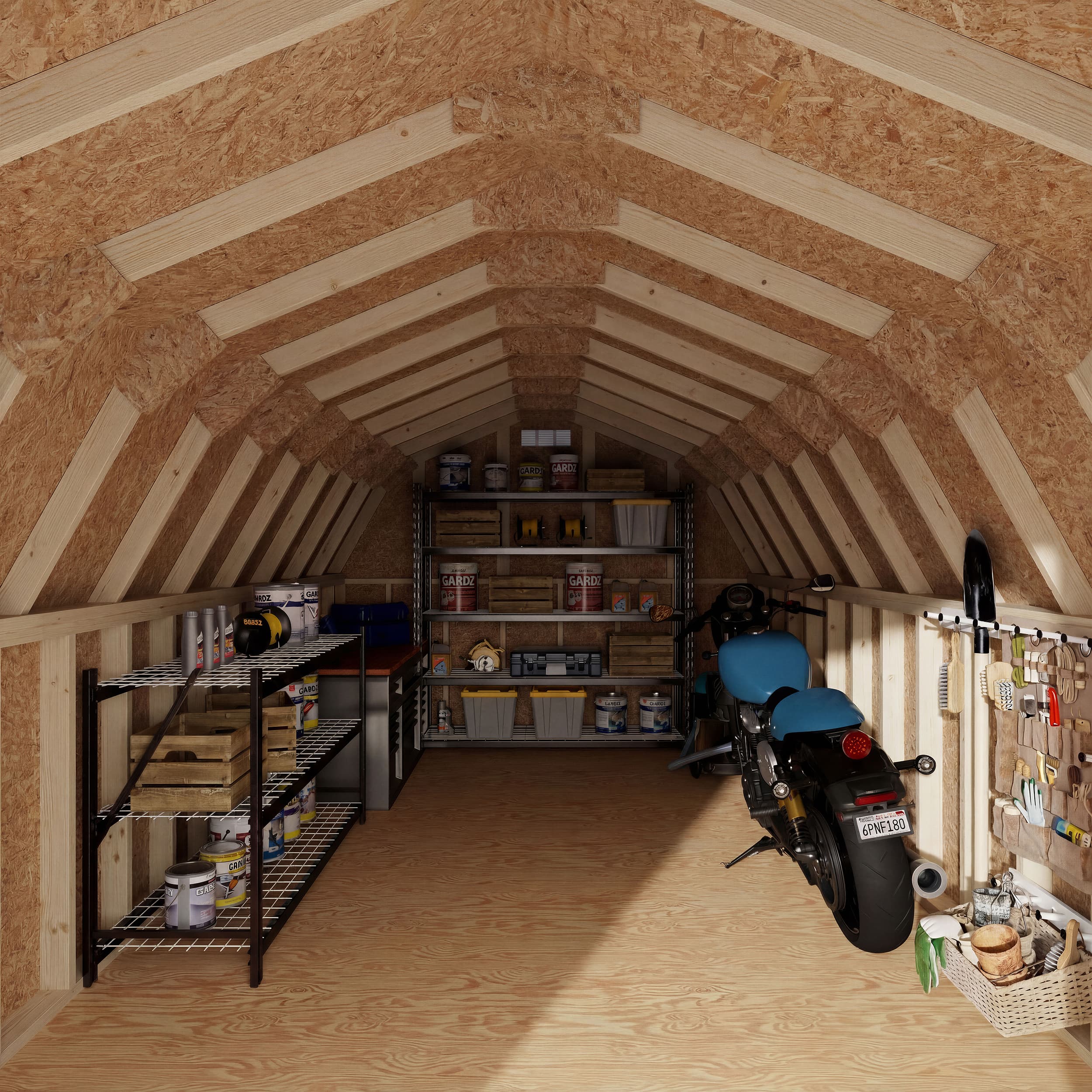 Classic Gambrel 4' Barn Shed