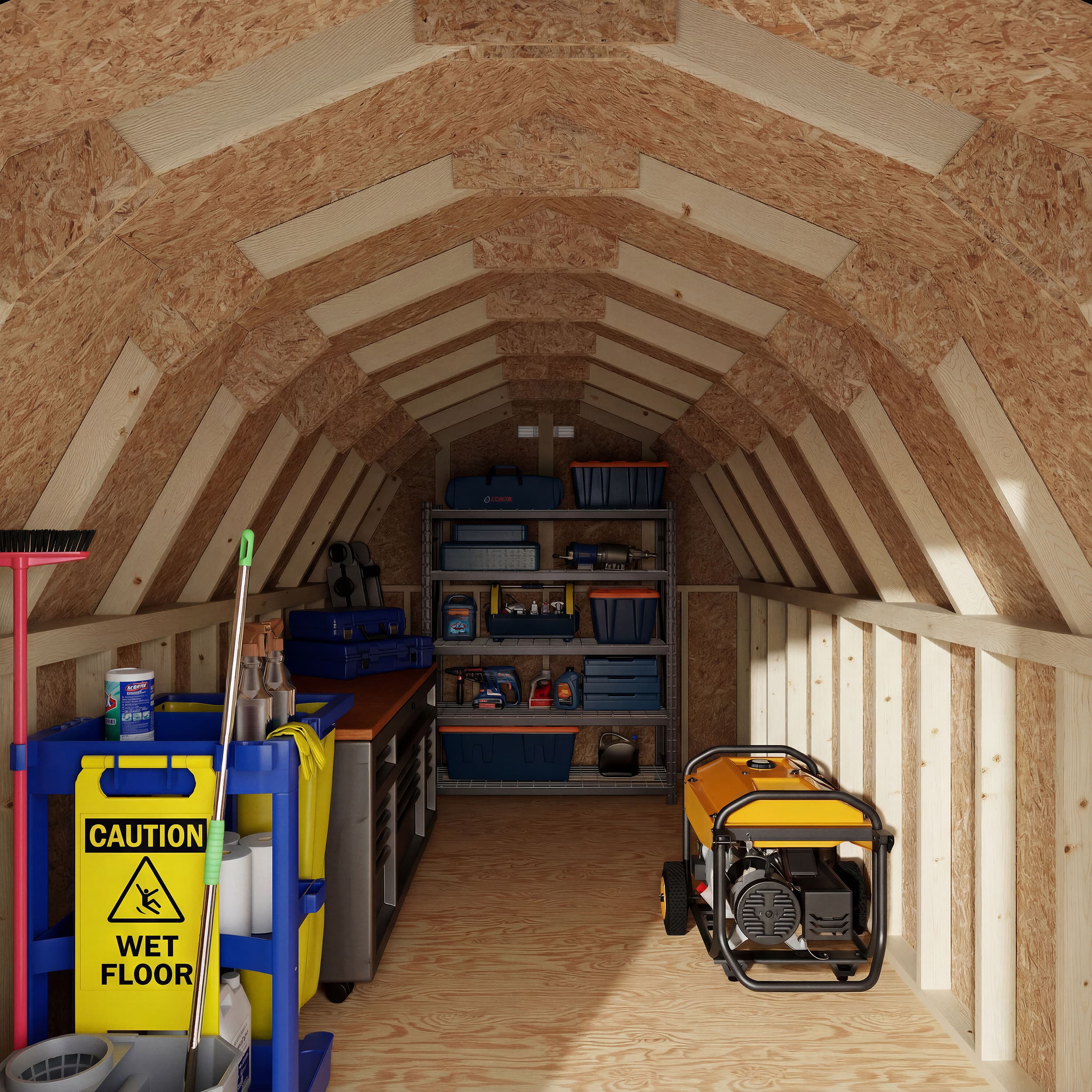 Classic Gambrel 4' Barn Shed