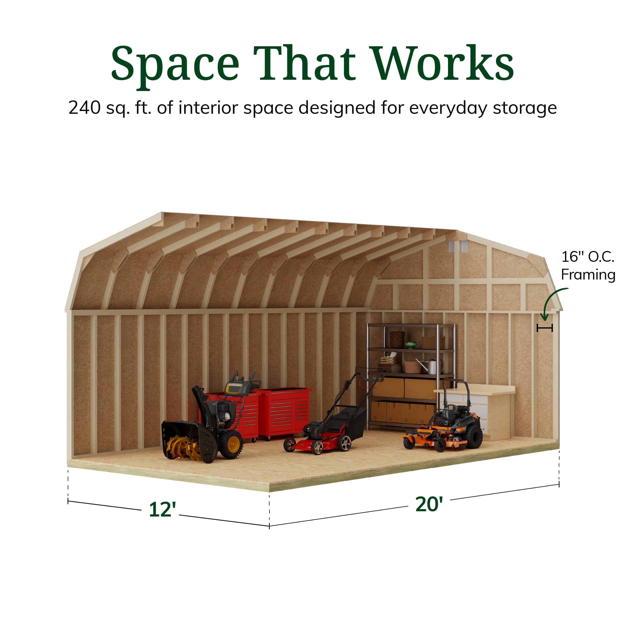 Classic Workshop Barn Shed
