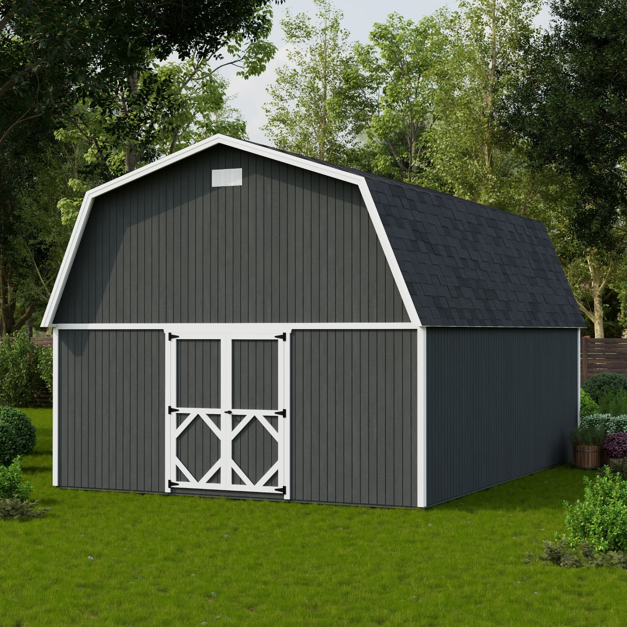 Classic Gambrel Large Barn Shed