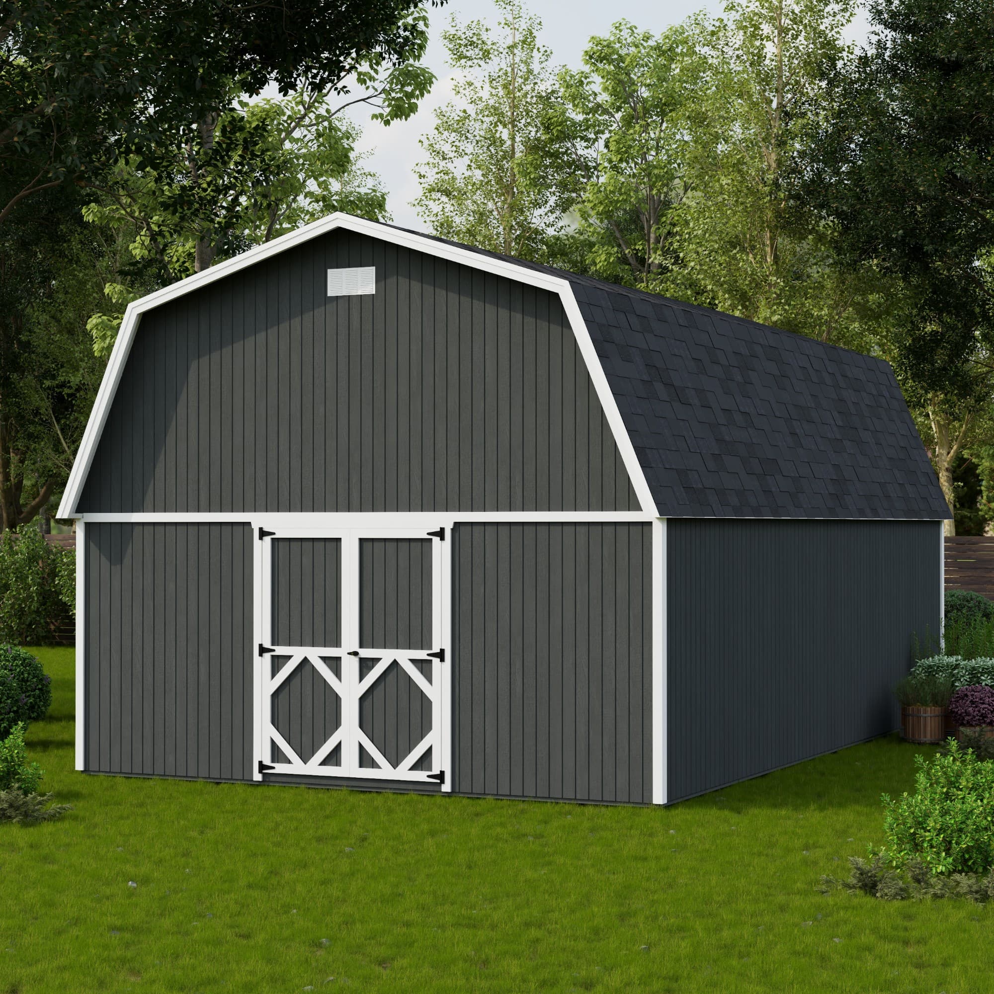 Classic Gambrel Large Barn Shed