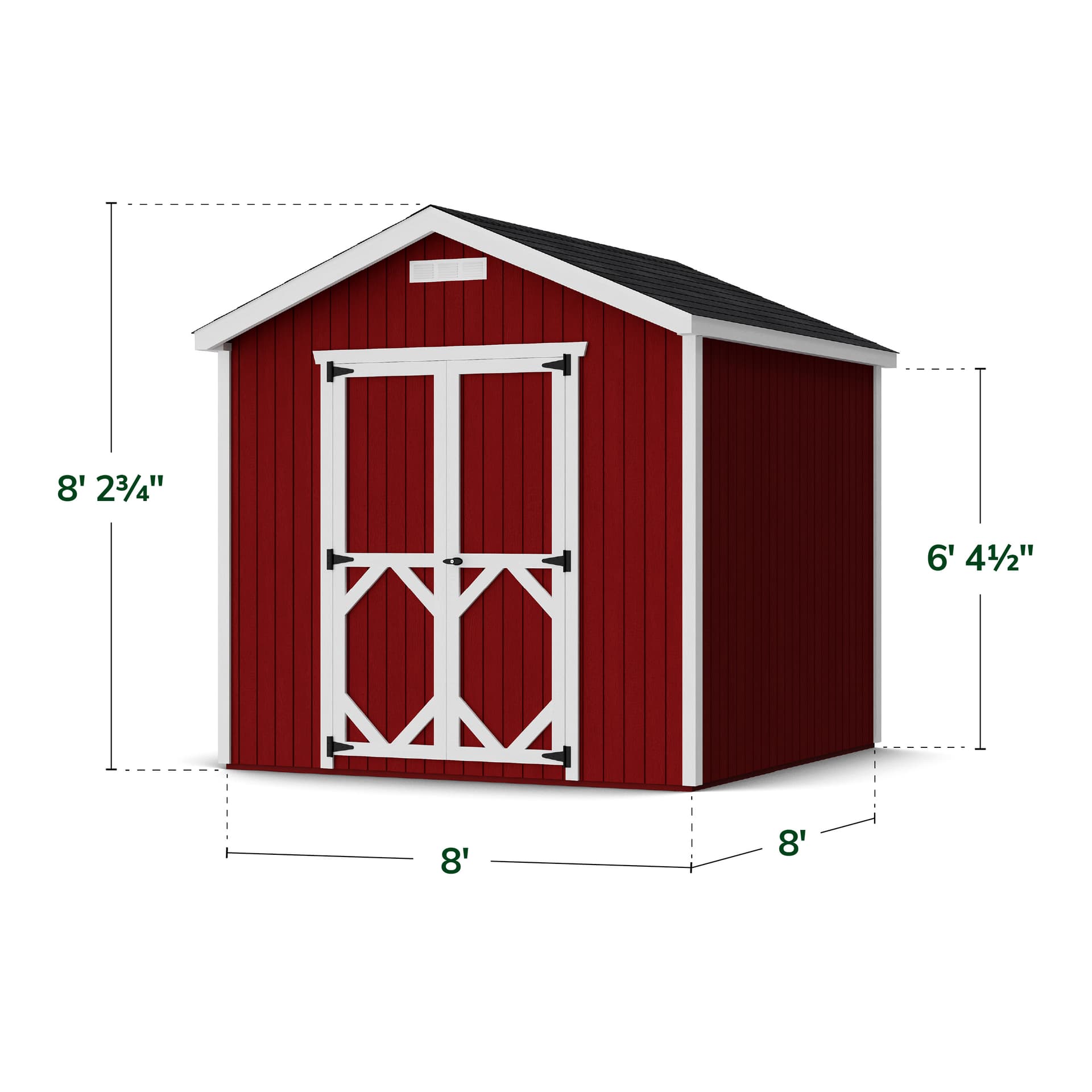 Classic Gable Shed dimensions