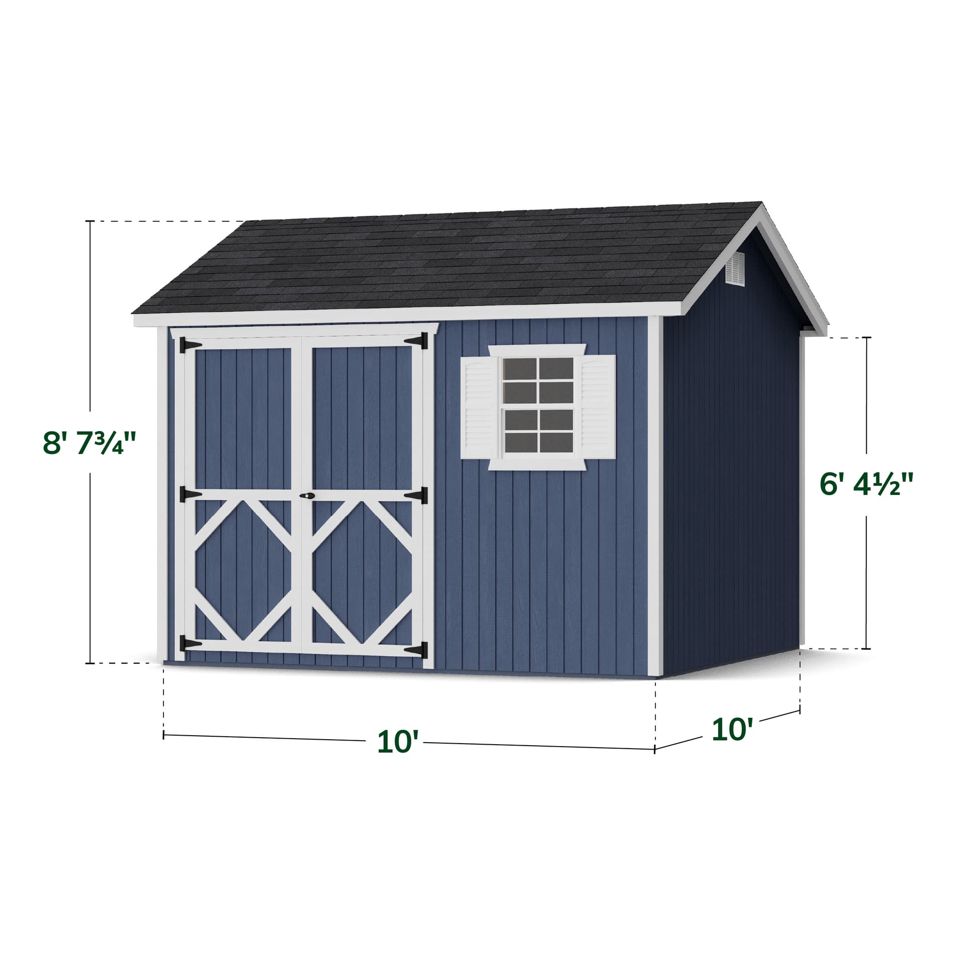 Classic Workshop Shed dimensions