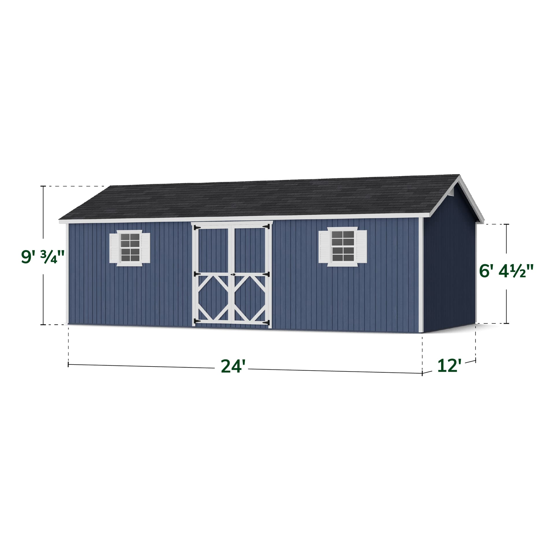 Classic Workshop Shed dimensions