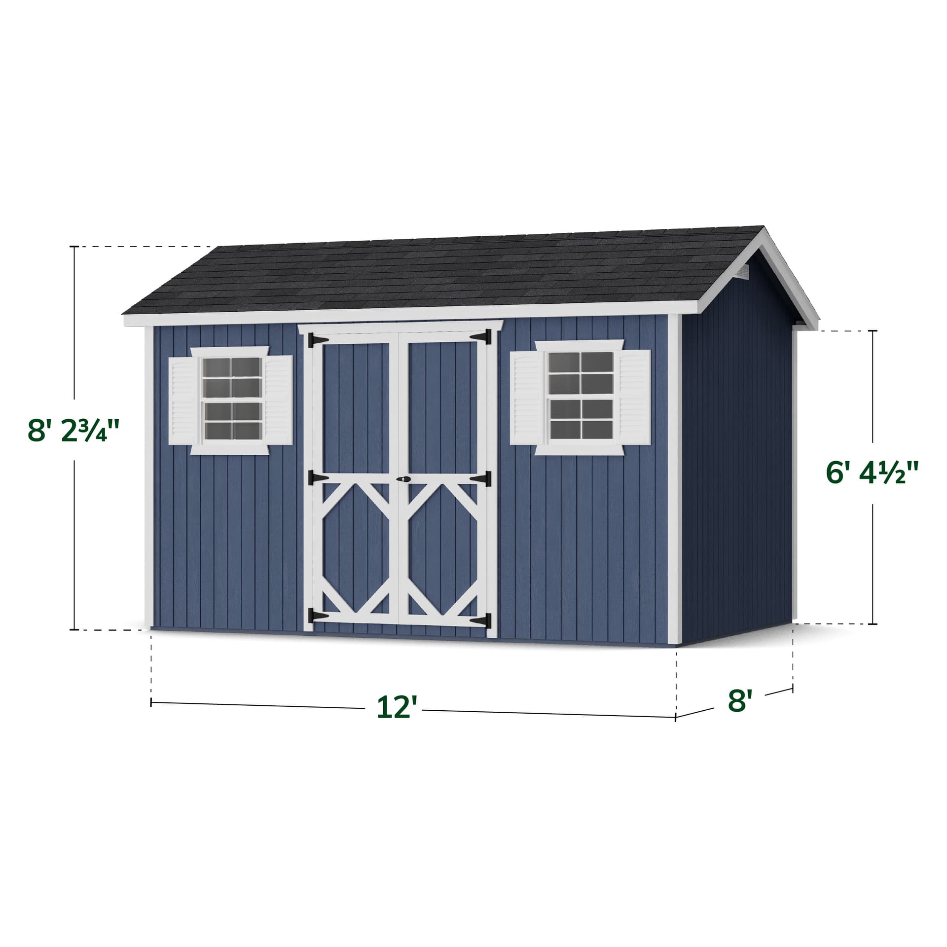 Classic Workshop Shed dimensions