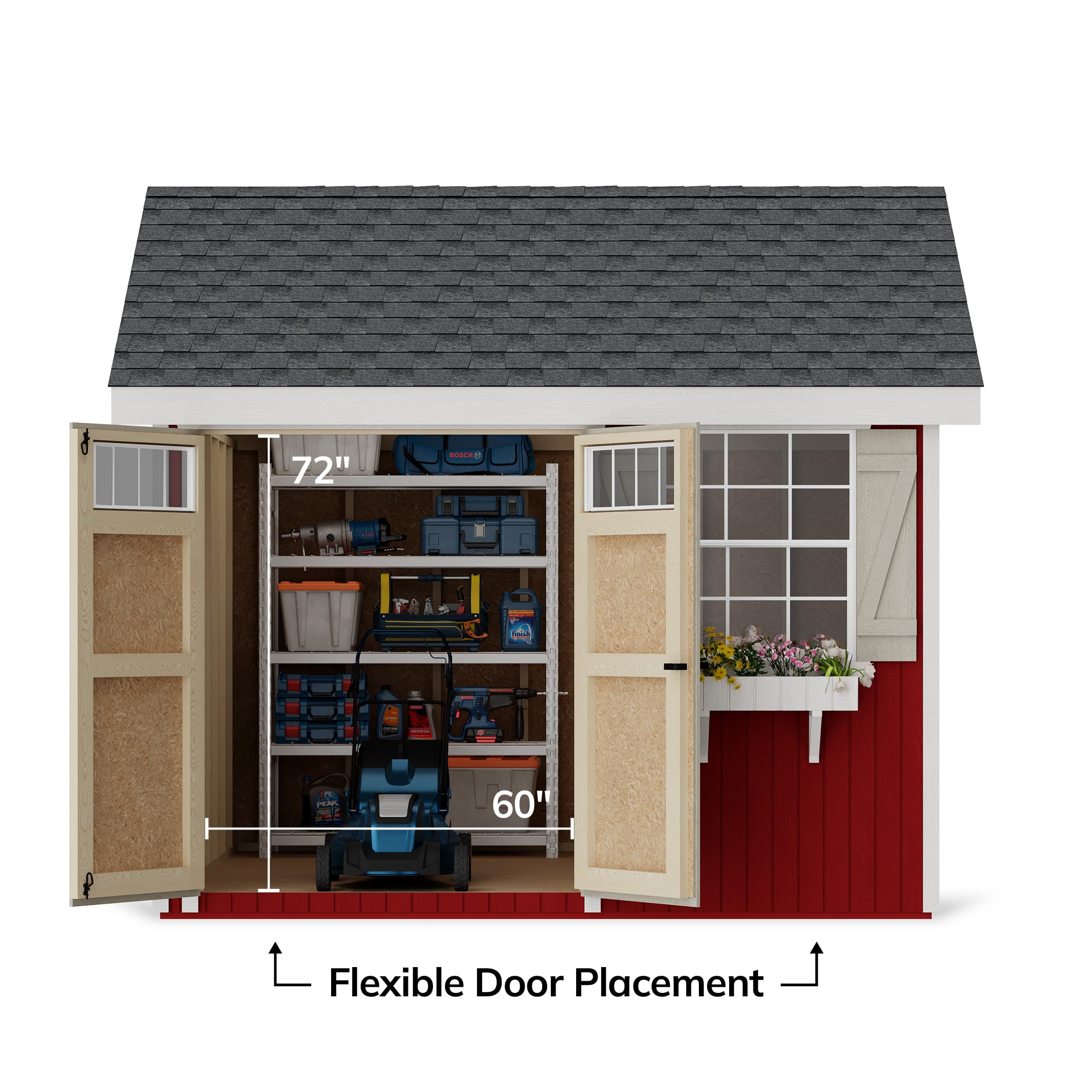 Colonial Pinehurst Shed