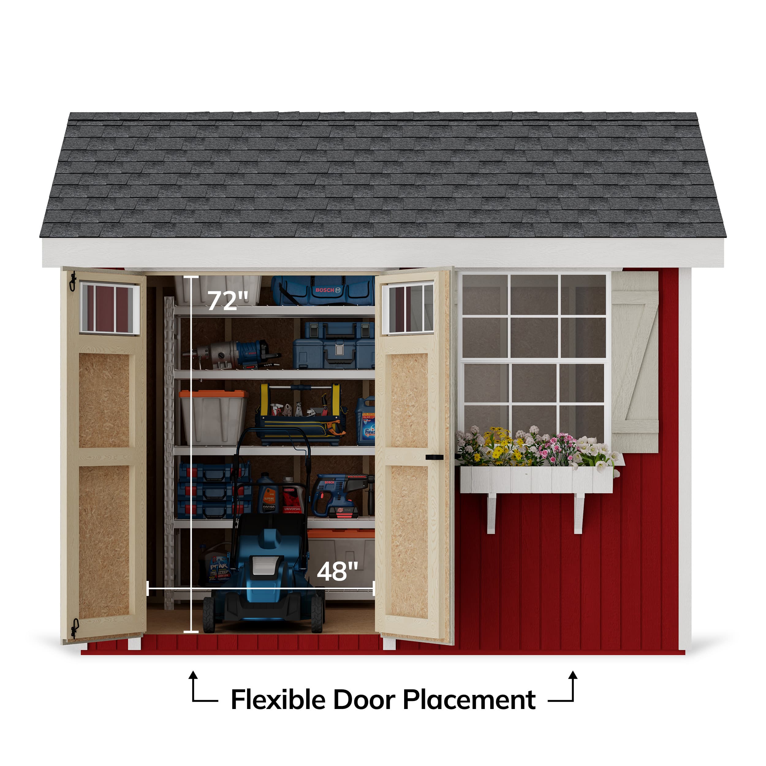 Colonial Pinehurst Shed