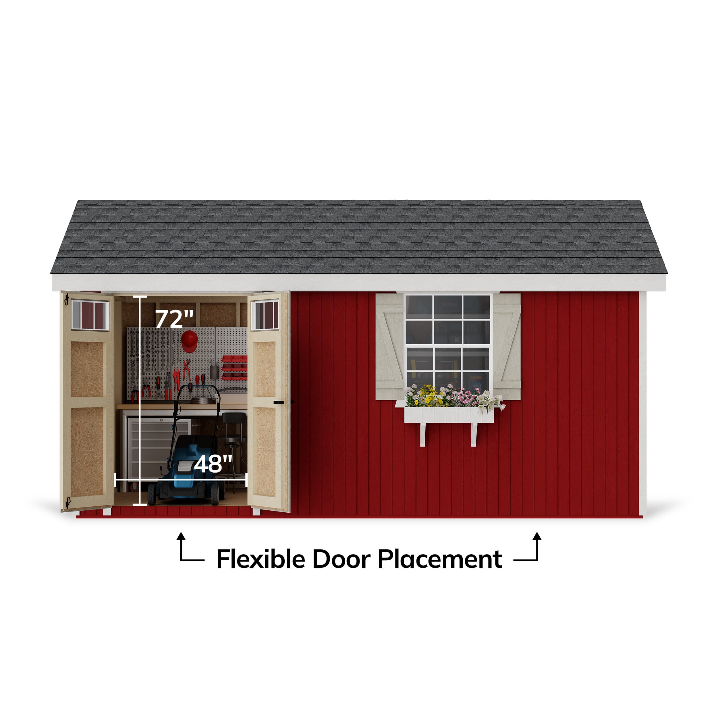 Colonial Pinehurst Shed