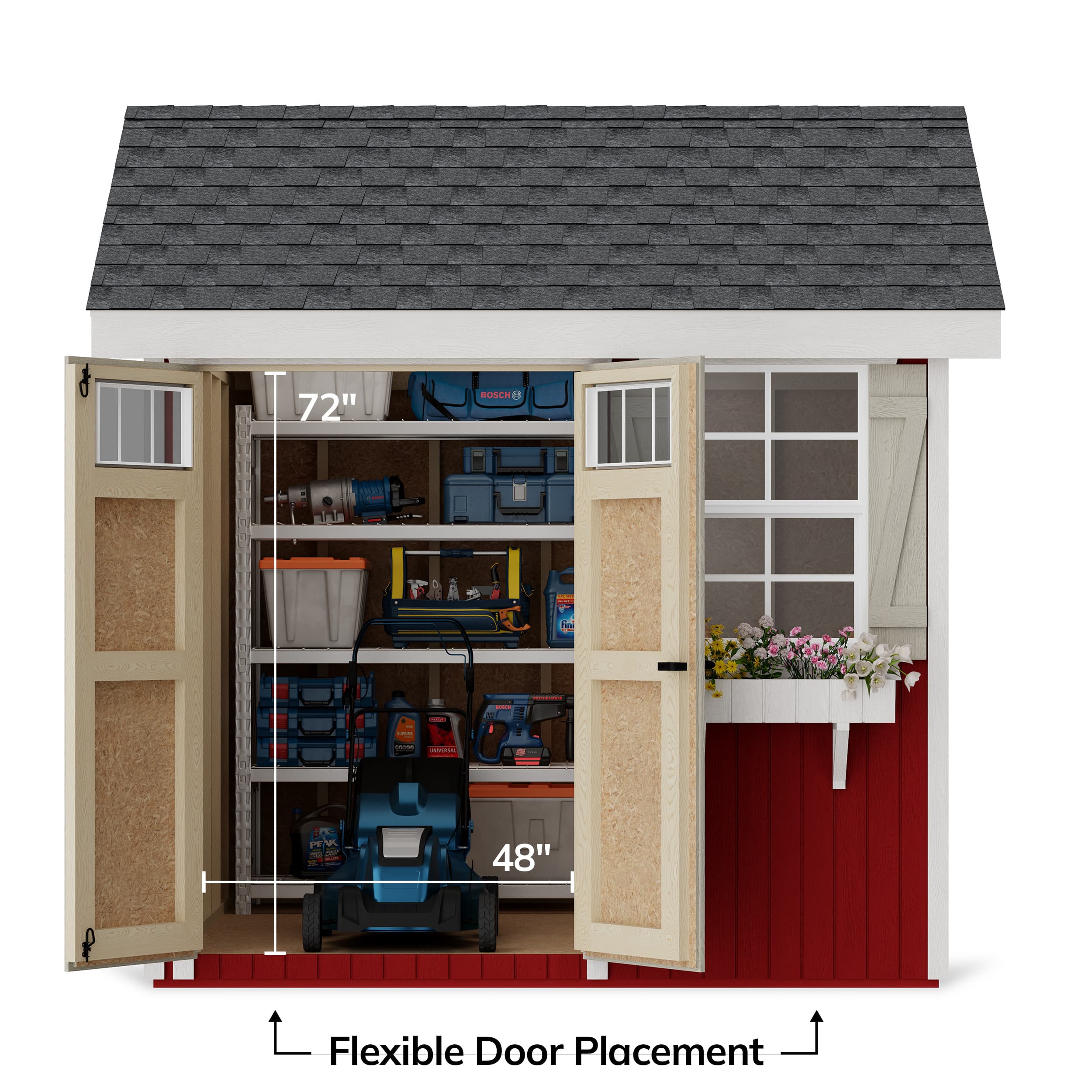 Colonial Pinehurst Shed