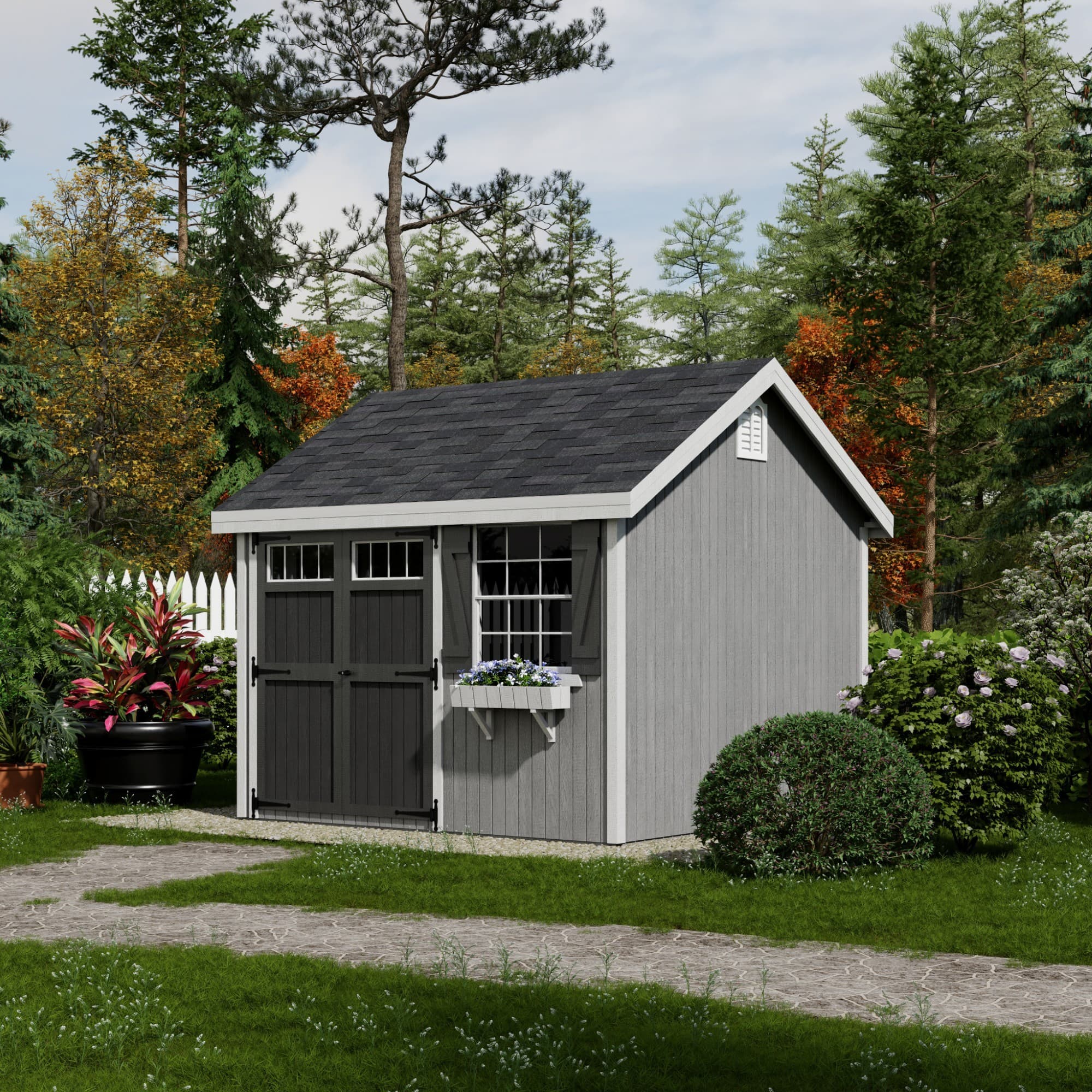 Colonial Pinehurst Shed