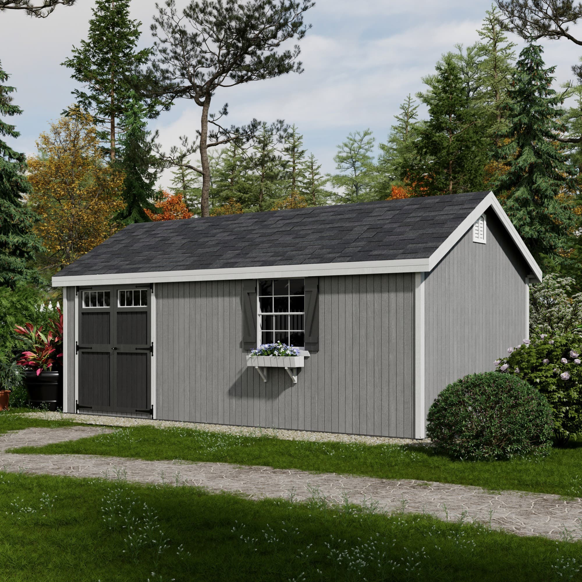 Colonial Pinehurst Shed