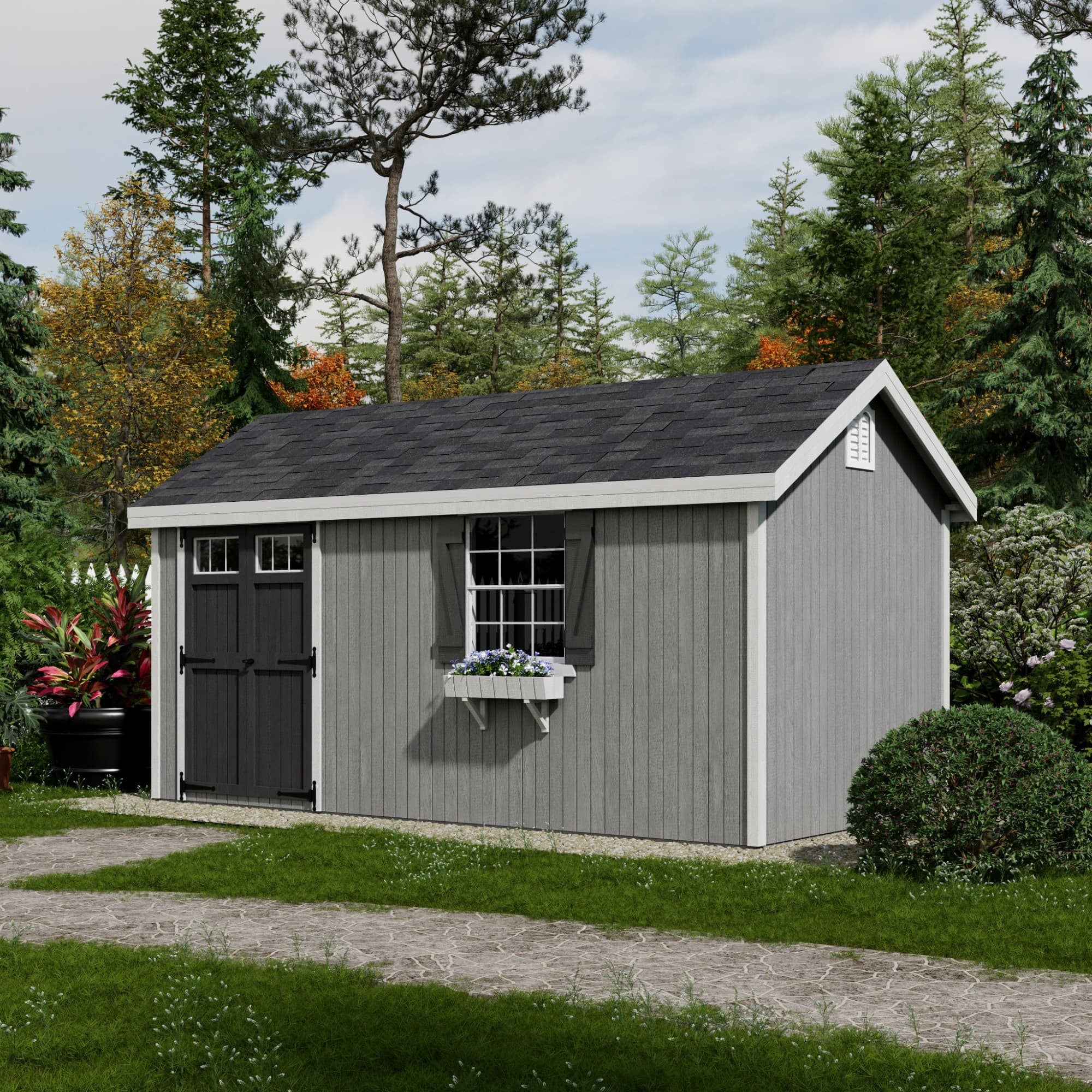 Colonial Pinehurst Shed