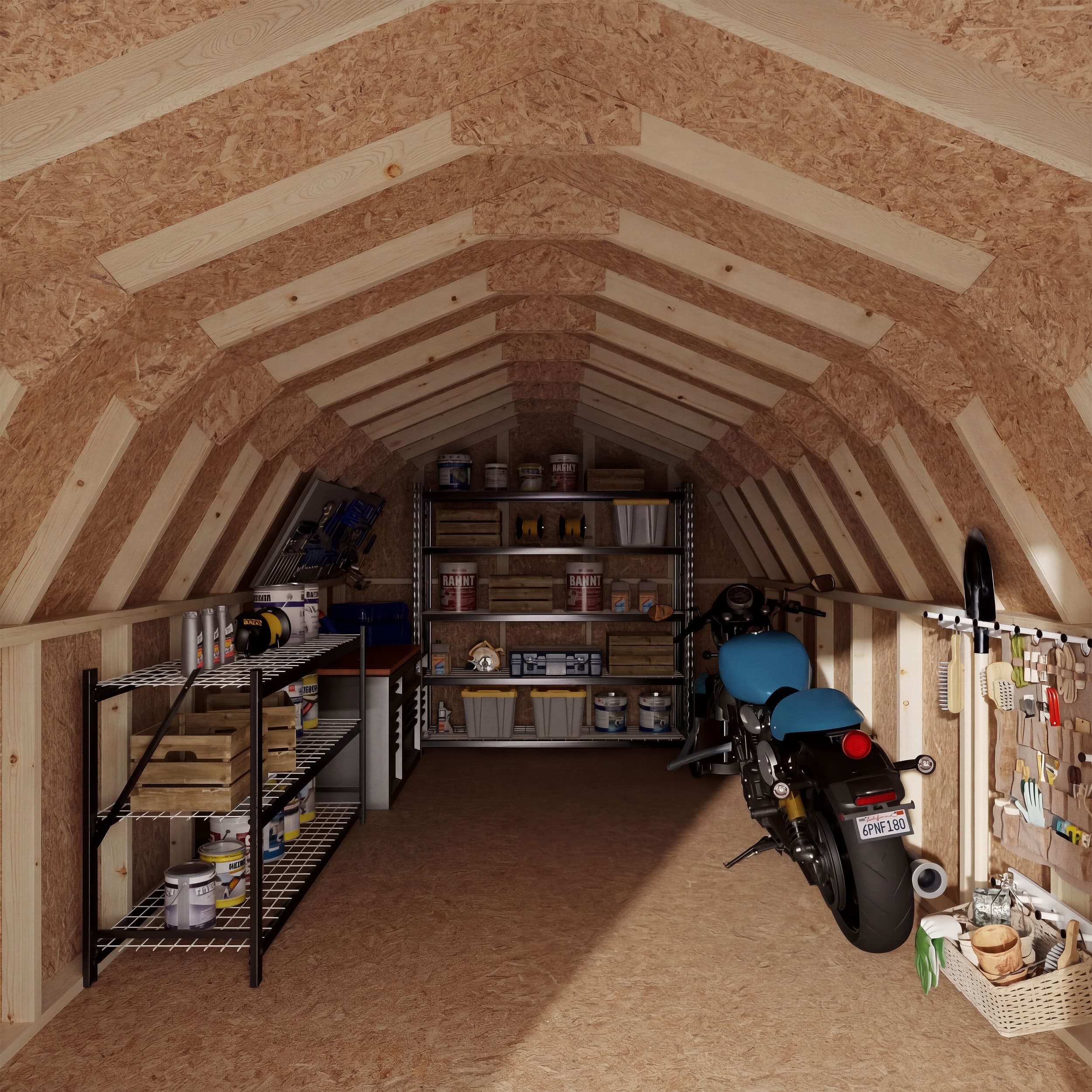 Value Gambrel 4' Barn Shed