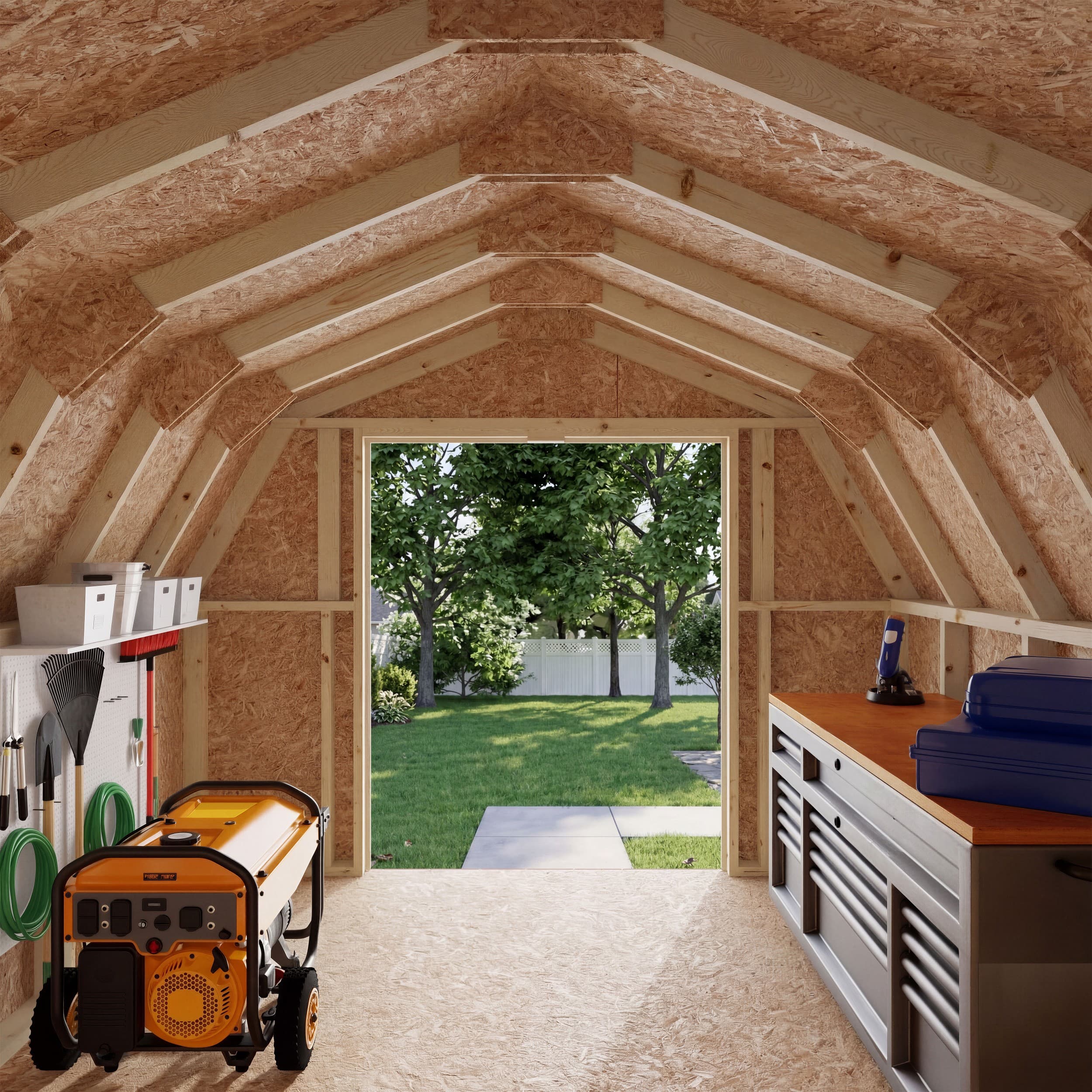 Value Gambrel 4' Barn Shed