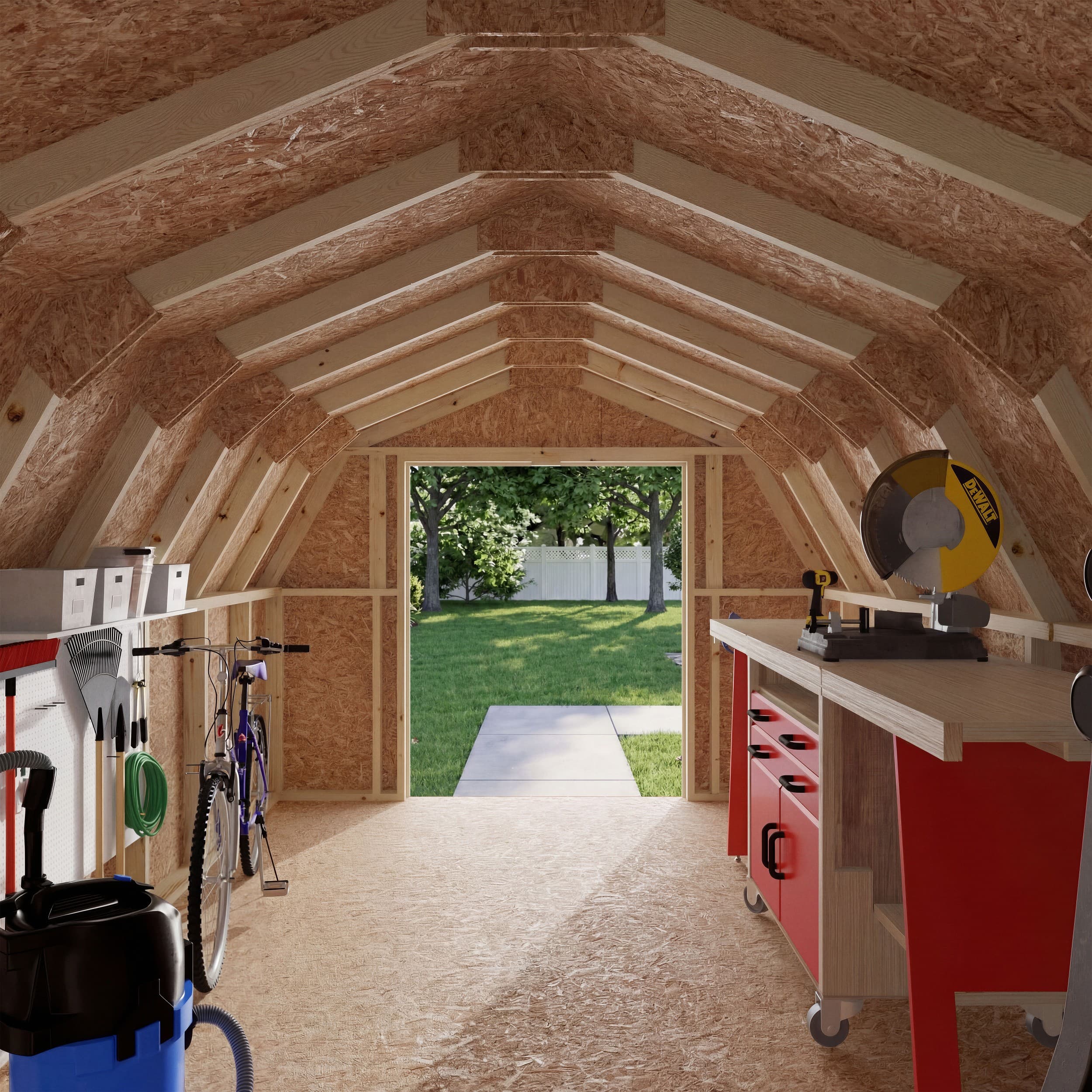 Value Gambrel 4' Barn Shed