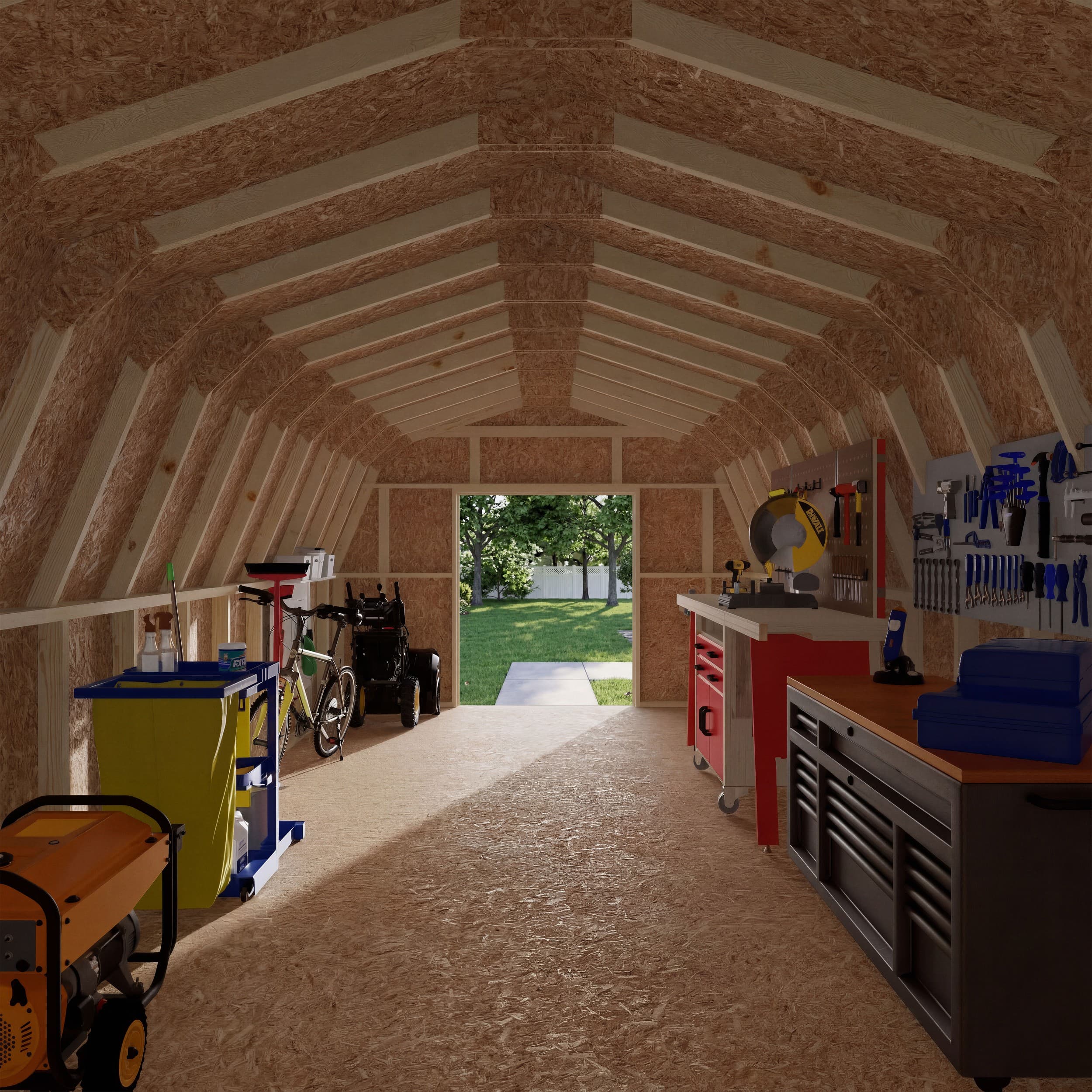 Value Gambrel 4' Barn Shed