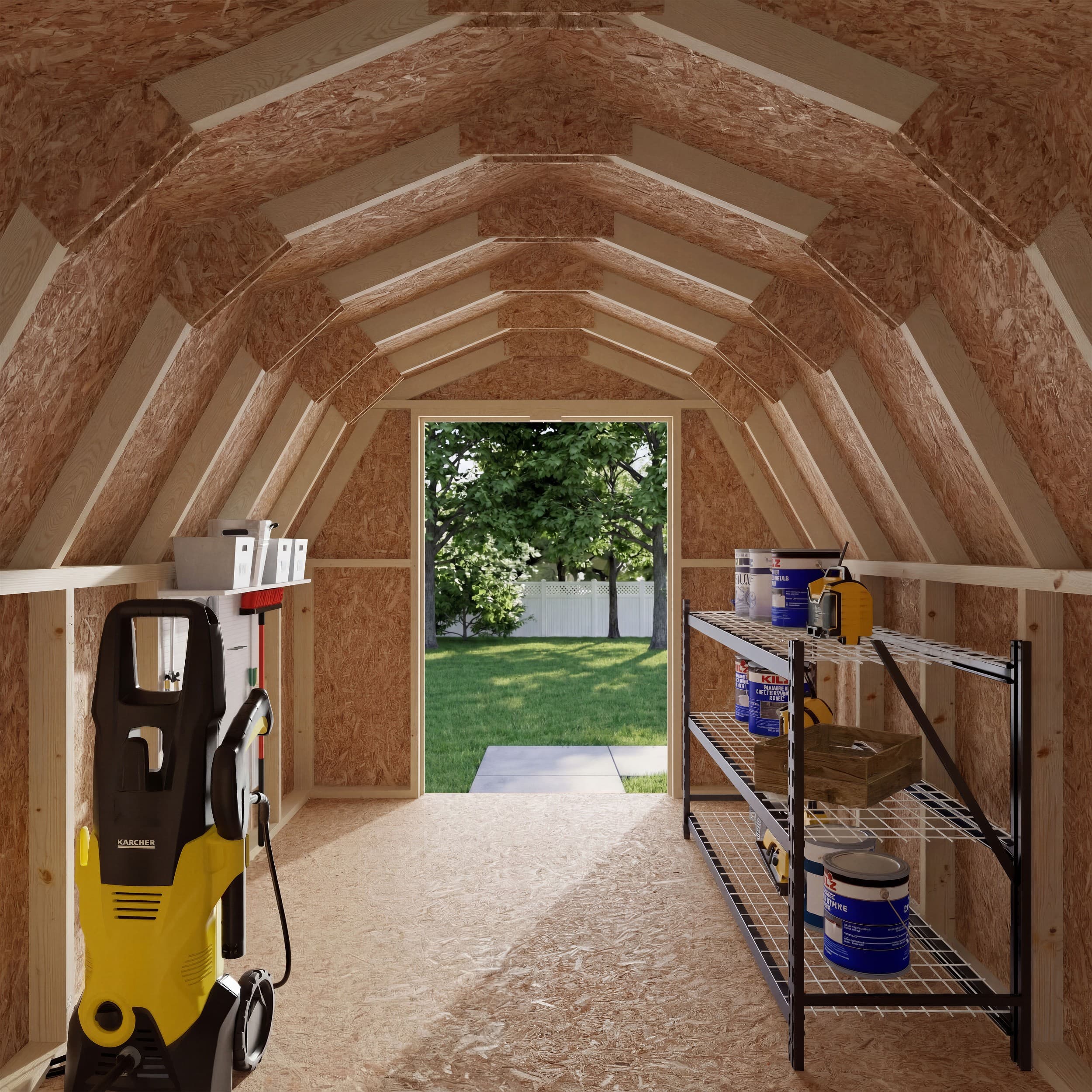 Value Gambrel 4' Barn Shed