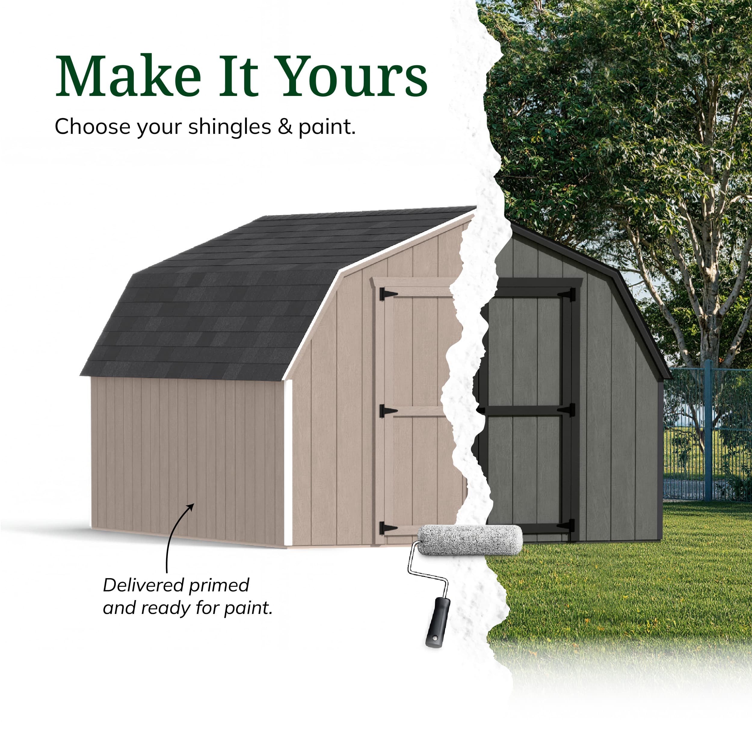 Value Gambrel 4' Barn Shed