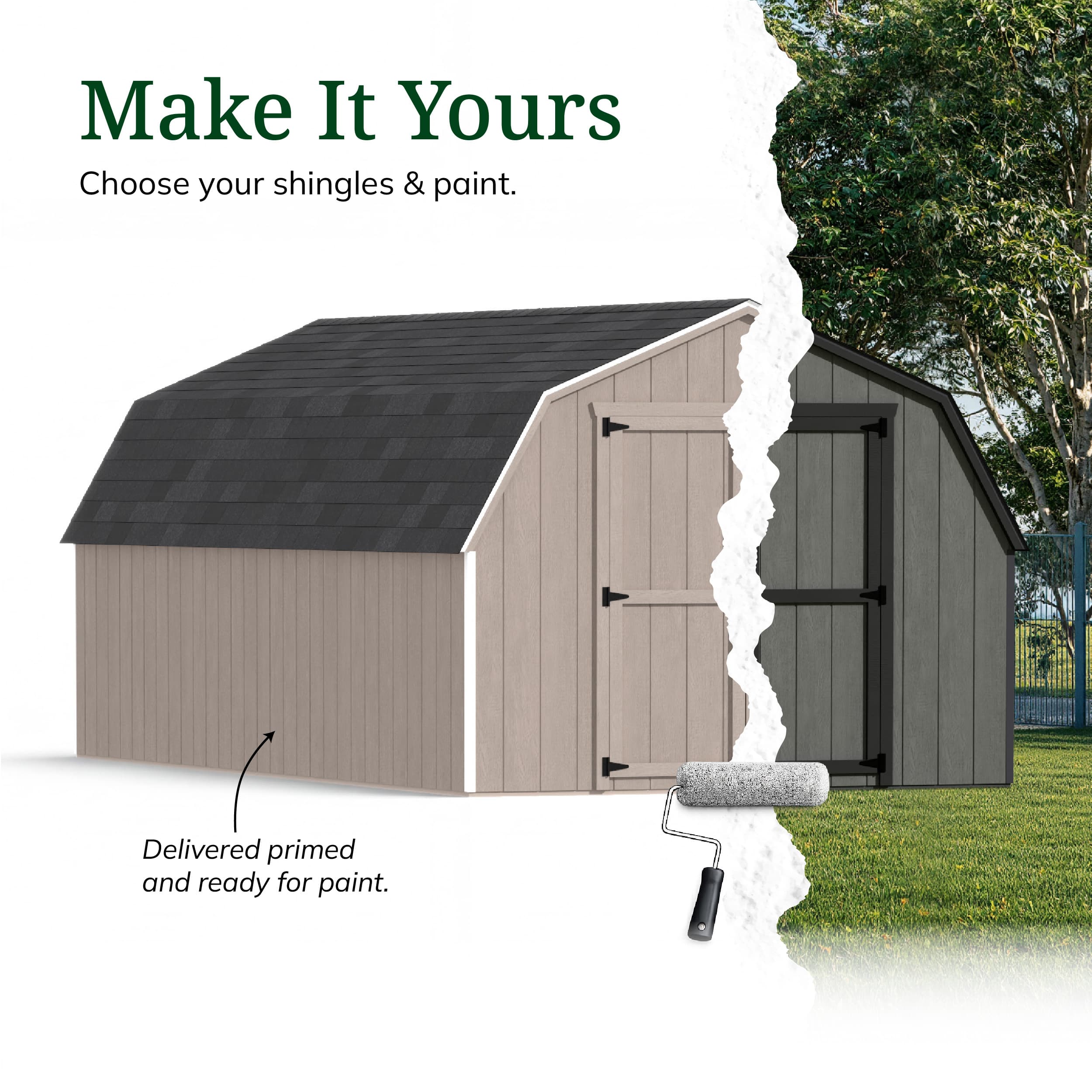 Value Gambrel 4' Barn Shed