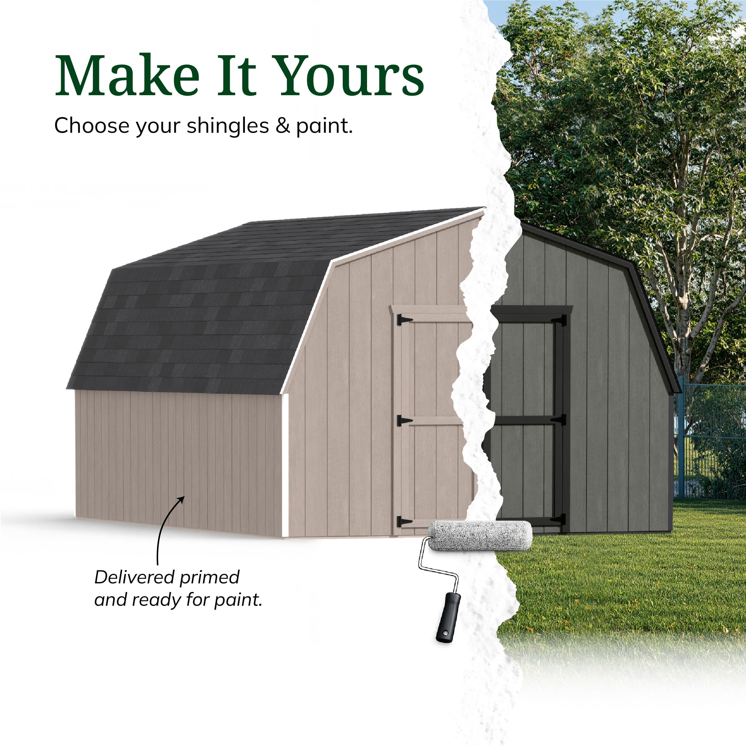 Value Gambrel 4' Barn Shed