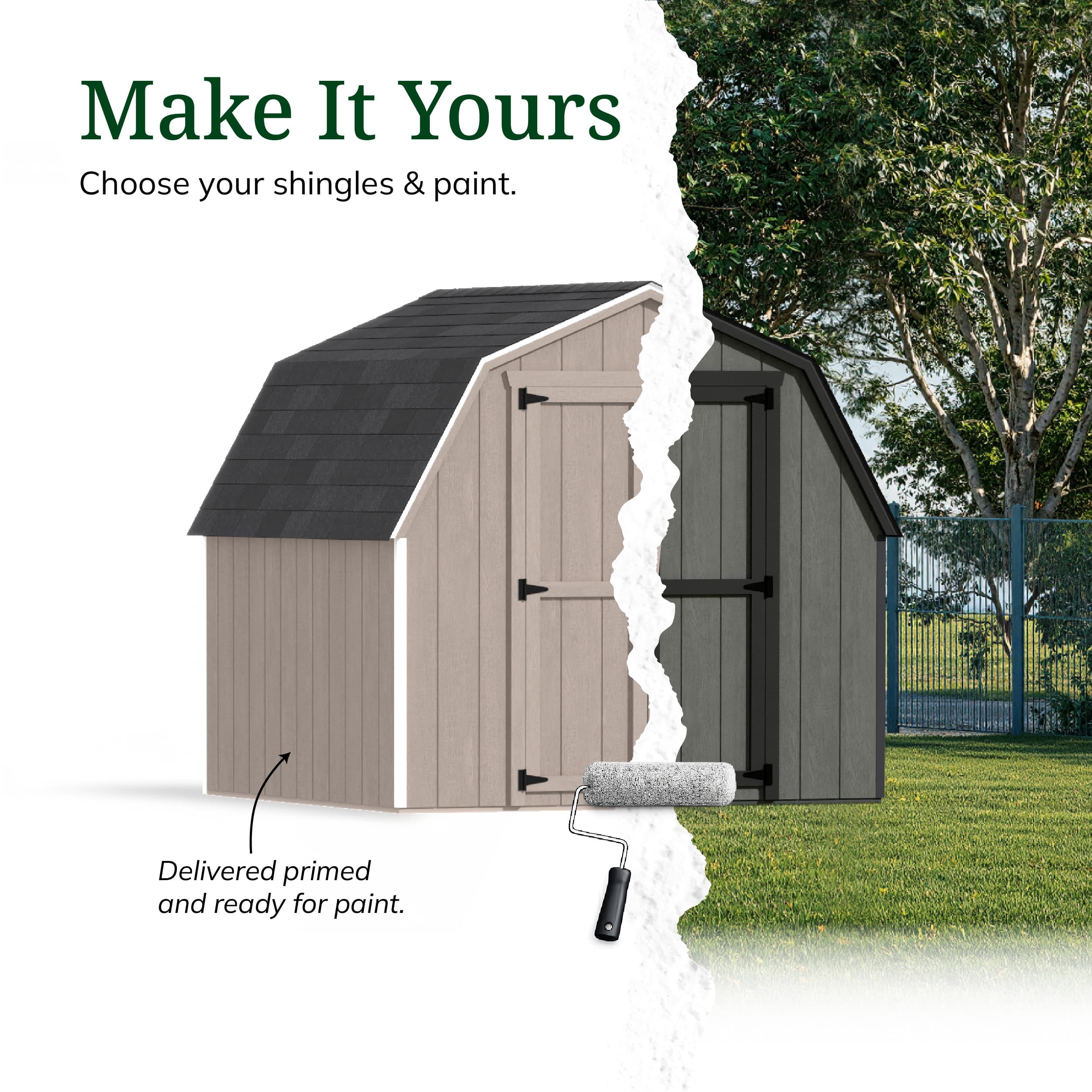 Value Gambrel 4' Barn Shed
