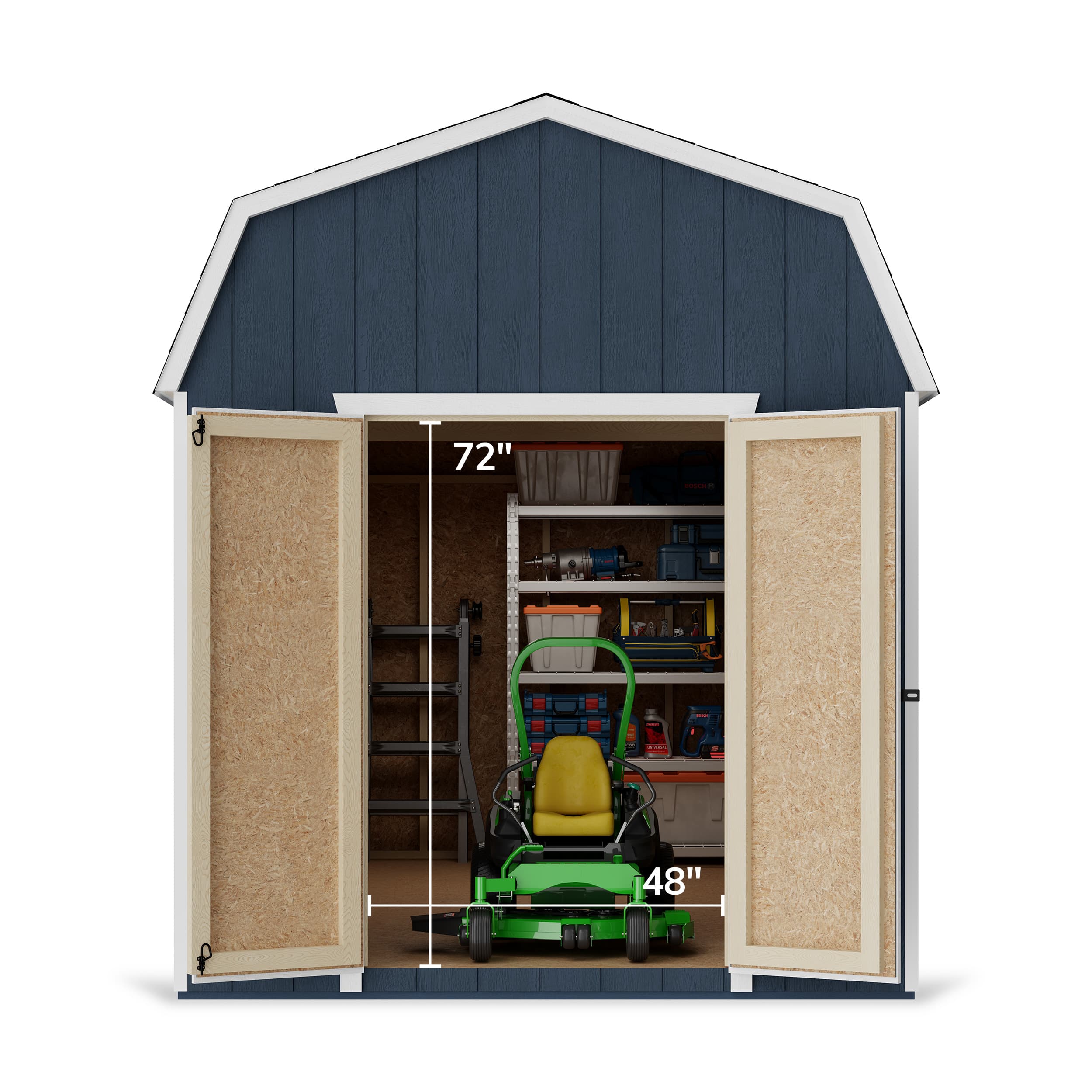 Value Gambrel 6' Barn Shed